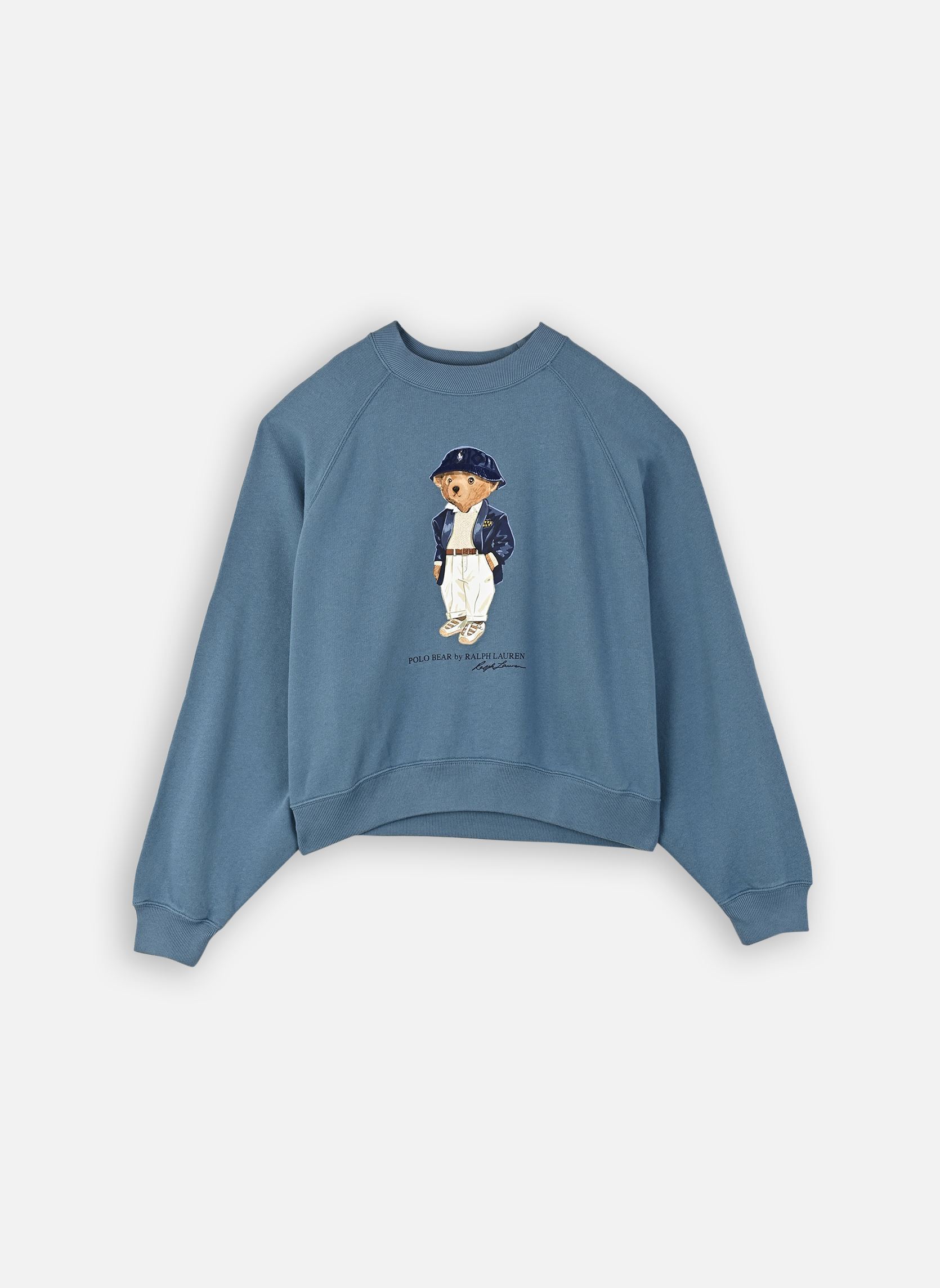 Sweatshirts Pull col rond Polo Bear molleton léger 2 femme bleu Polo Ralph Lauren Sweatshirts Pull col rond Polo Bear molleton léger 2 femme bleu CAMP BLUE