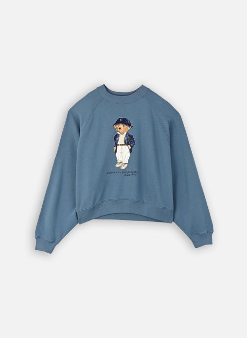 Polo Ralph Lauren Sweater Pull col rond Polo Bear molleton léger 2 dames blauw