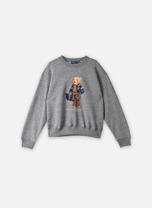 Polo Ralph Lauren Sweater Pull col rond Polo Bear molleton 211B177 dames grijs