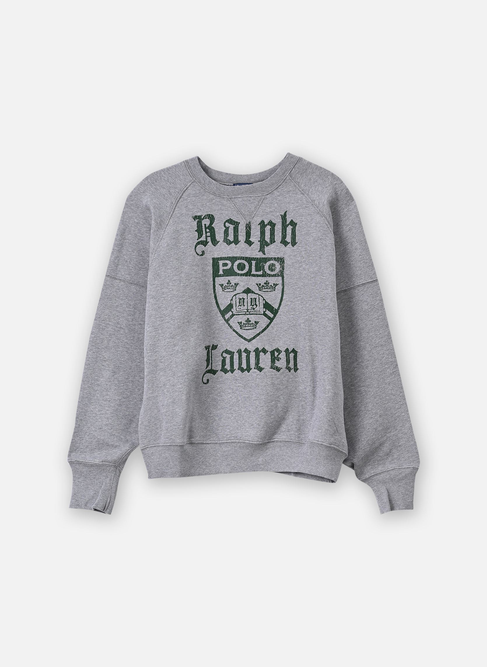 Sweater Sweat-shirt blason Polo 211B17790 dames grijs Polo Ralph Lauren Sweater Sweat-shirt blason Polo 211B17790 dames grijs LEAGUE HEATHER
