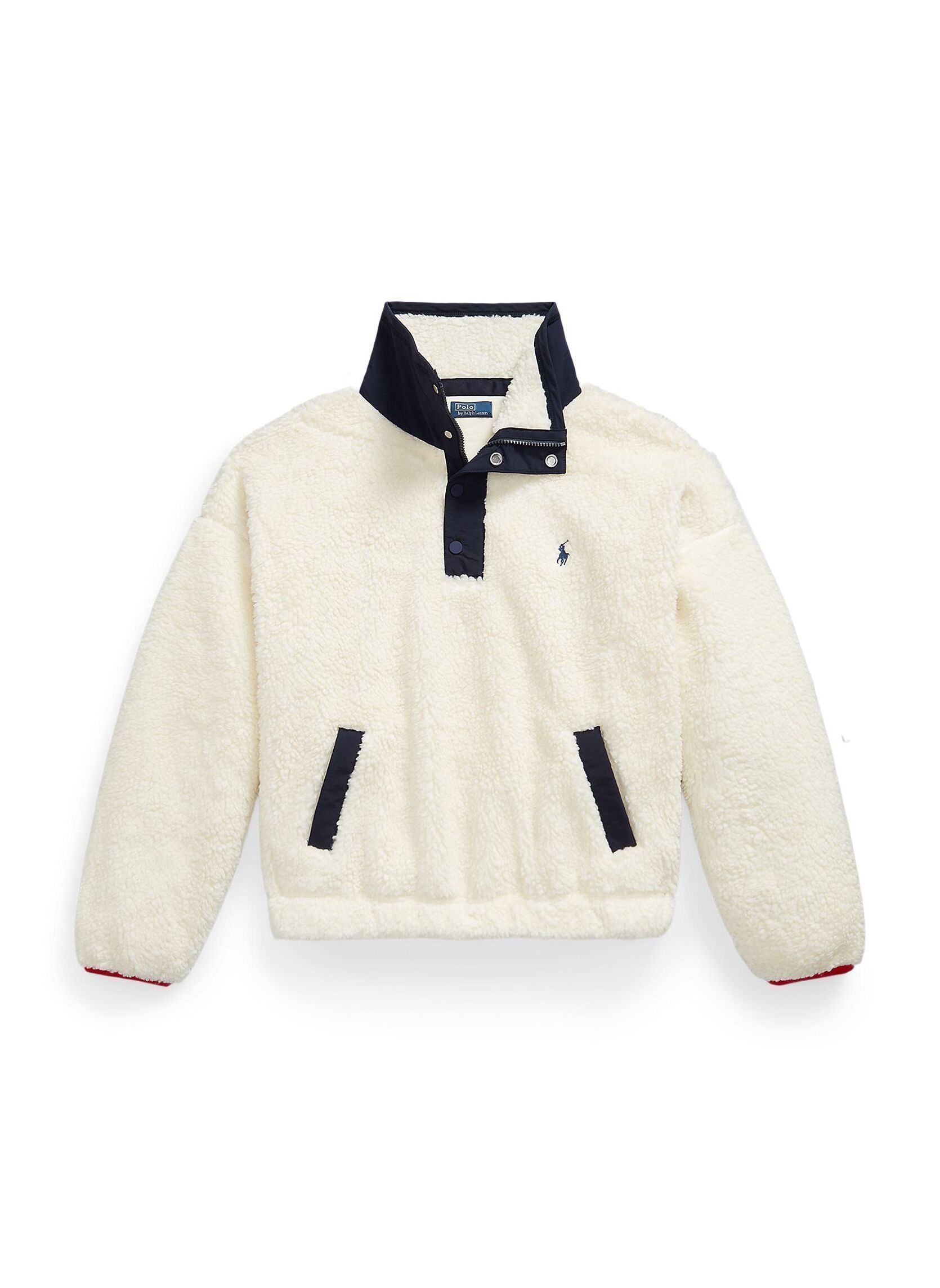 Vestes polaires Sherpa Polo Sport 211B17802 femme blanc Polo Ralph Lauren Vestes polaires Sherpa Polo Sport 211B17802 femme blanc CLUBHOUSE CREAM MULTI