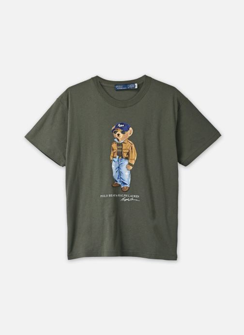 Polo Ralph Lauren Tee-shirts T-shirt Polo Bear jersey de coton 211B17 femme vert