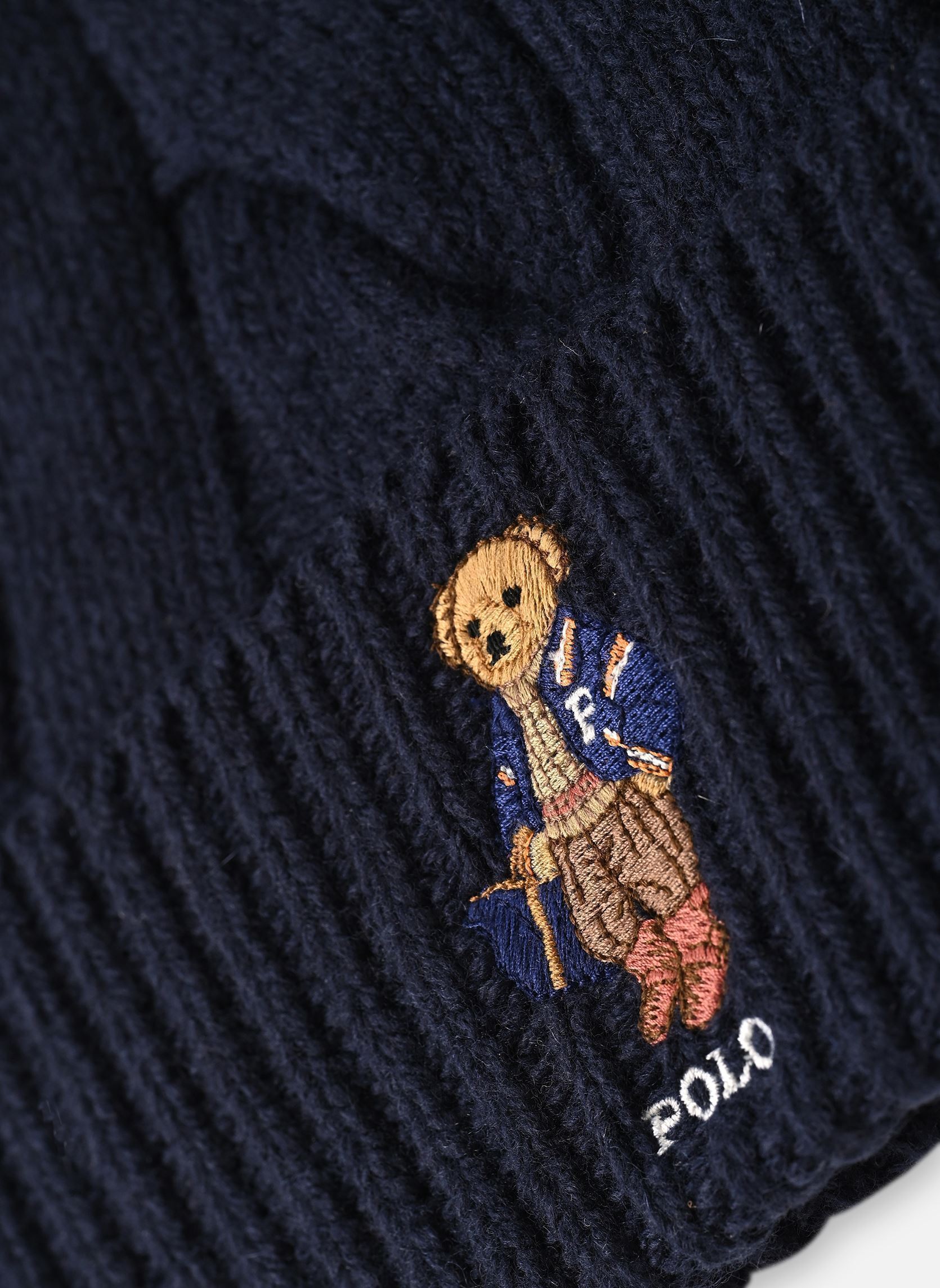 Bonnets Bonnet Polo Bear femme bleu Polo Ralph Lauren Bonnets Bonnet Polo Bear femme bleu CREAM