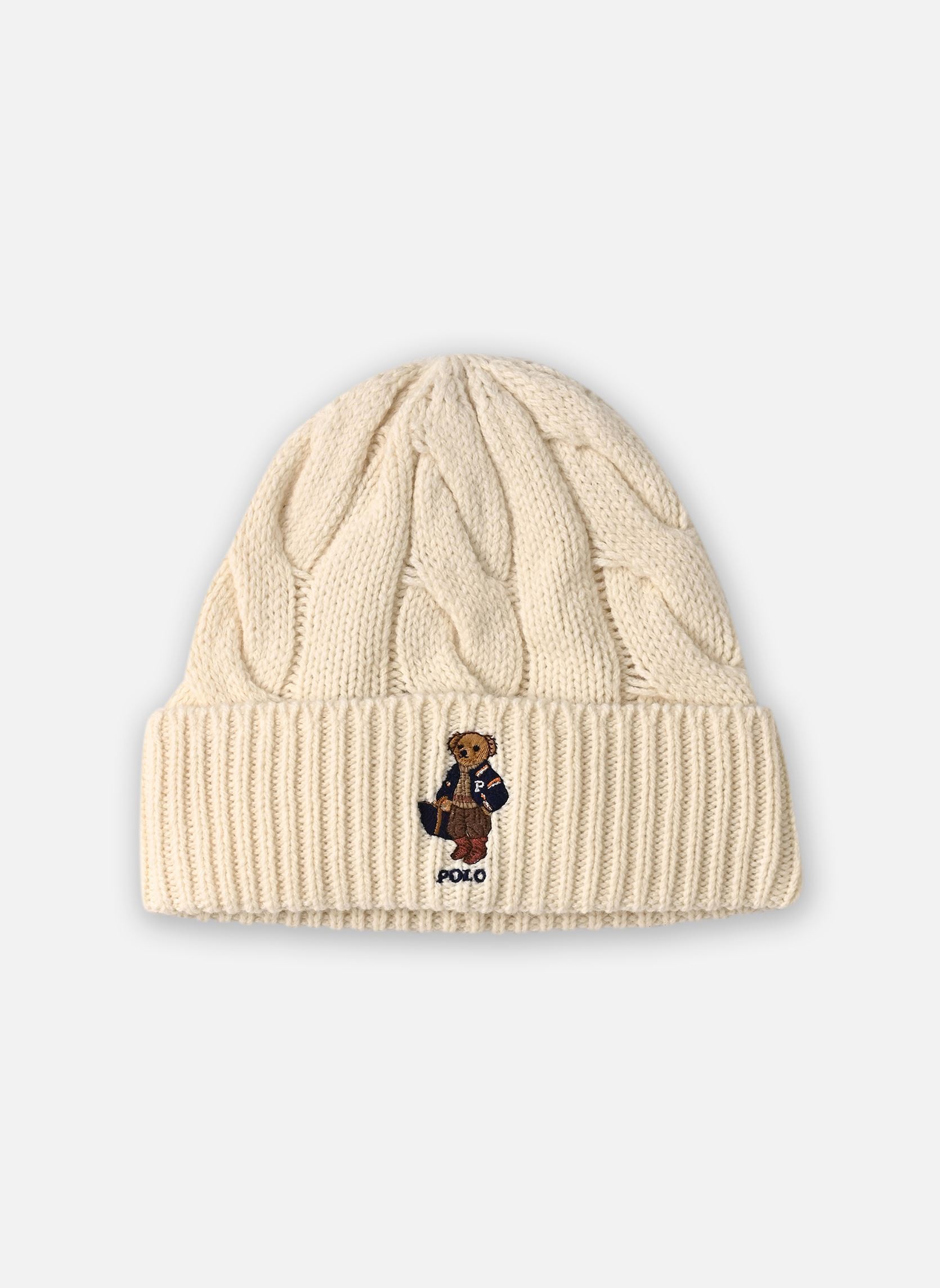 Bonnets Bonnet Polo Bear femme bleu Polo Ralph Lauren Bonnets Bonnet Polo Bear femme bleu NAVY