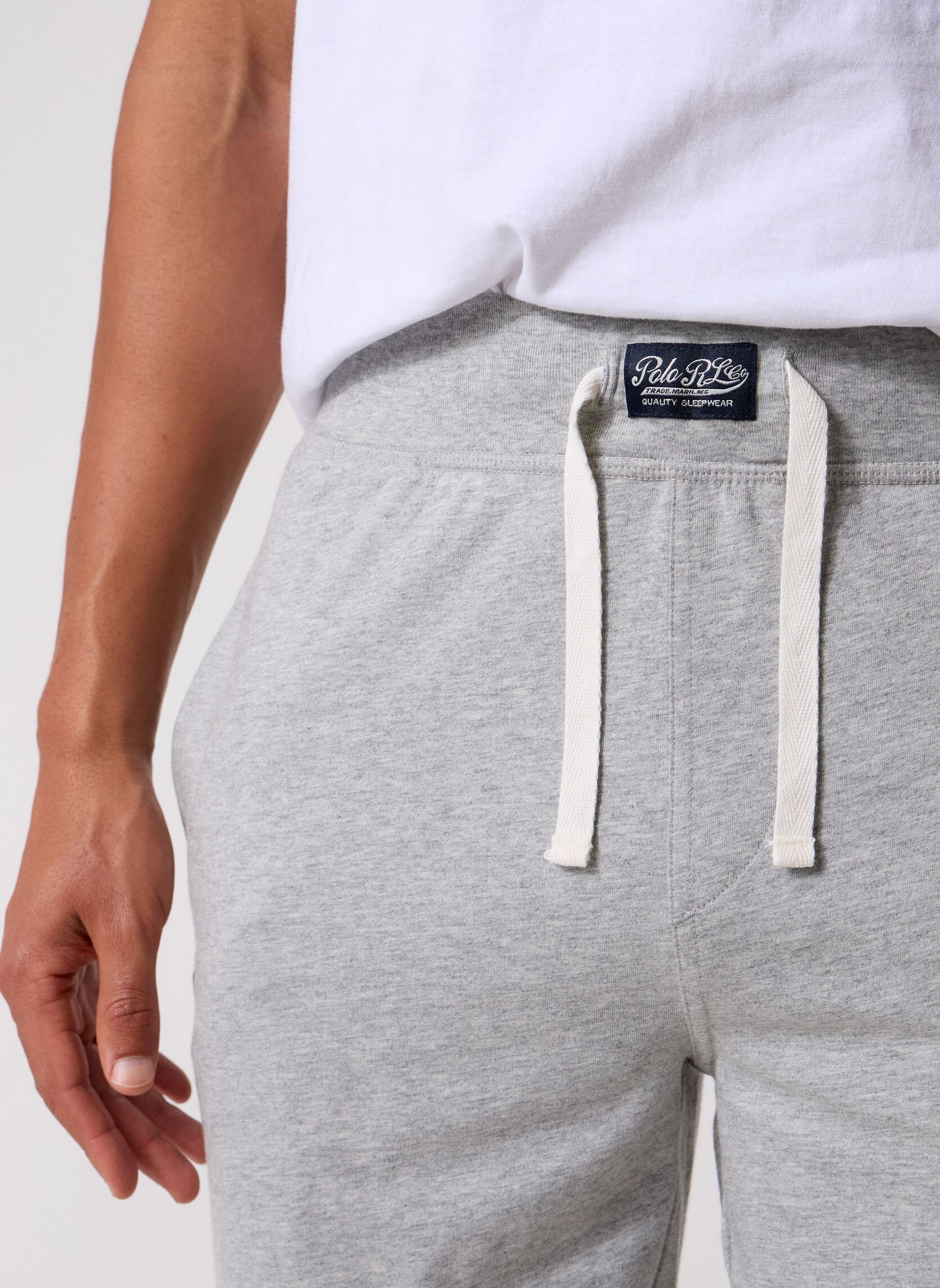 Shorts Short de pyjama en coton homme gris Polo Ralph Lauren Shorts Short de pyjama en coton homme gris ANDOVER HEATHER