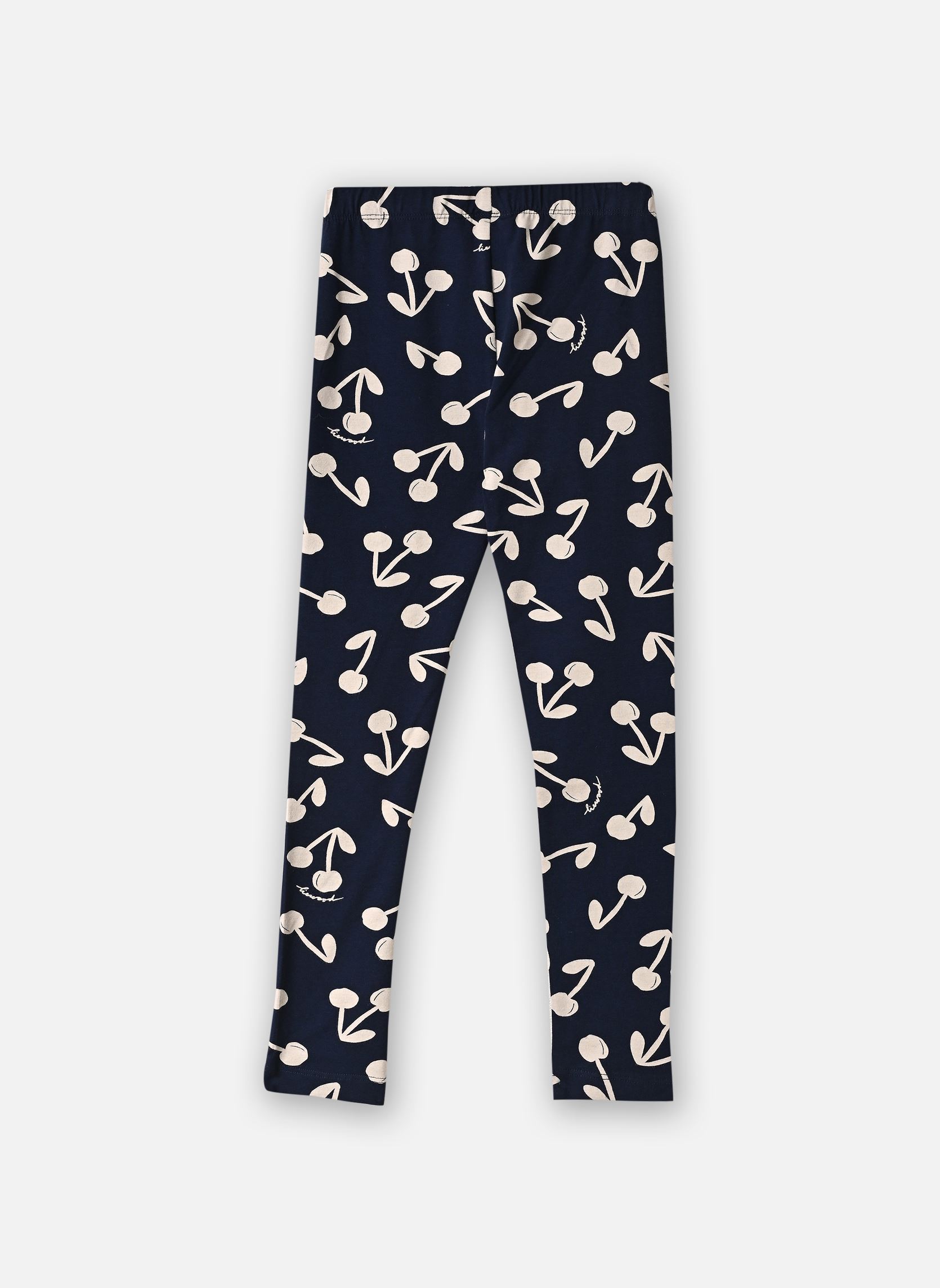 Leggings NPU-Marie printed leggings meisjes blauw Liewood Leggings NPU-Marie printed leggings meisjes blauw Cherry blossom Classic navy