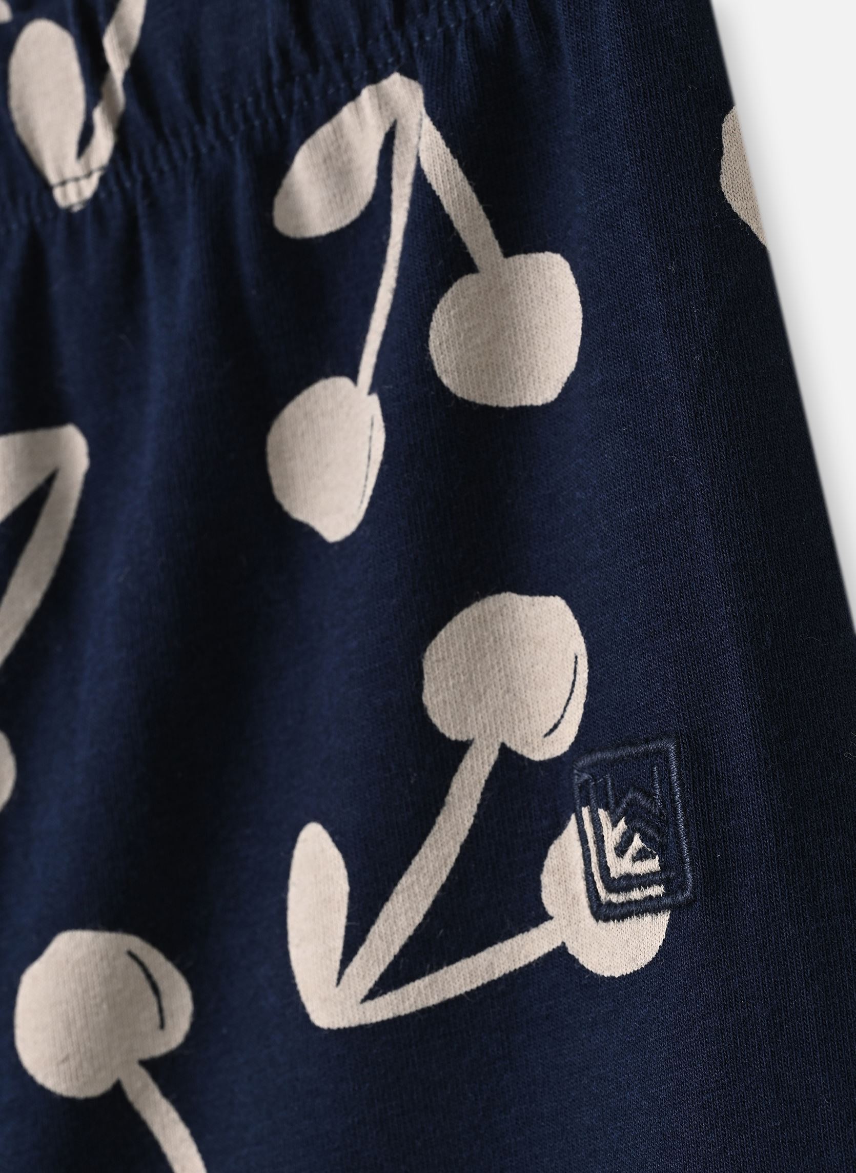 Leggings NPU-Marie printed leggings meisjes blauw Liewood Leggings NPU-Marie printed leggings meisjes blauw Cherry blossom Classic navy