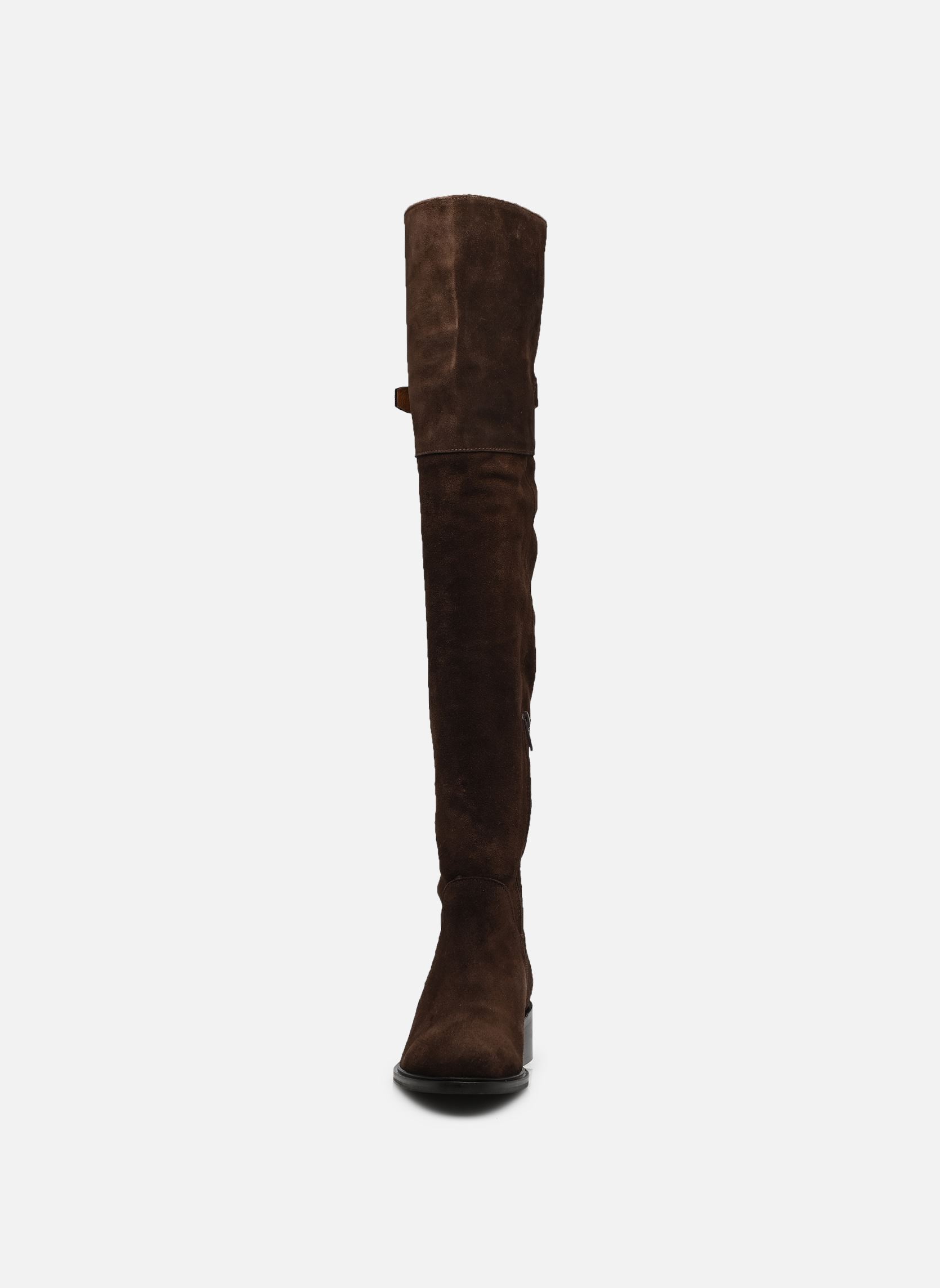Bottes Marlowe femme marron Georgia Rose Bottes Marlowe femme marron Y020 CROUTE CAOBA