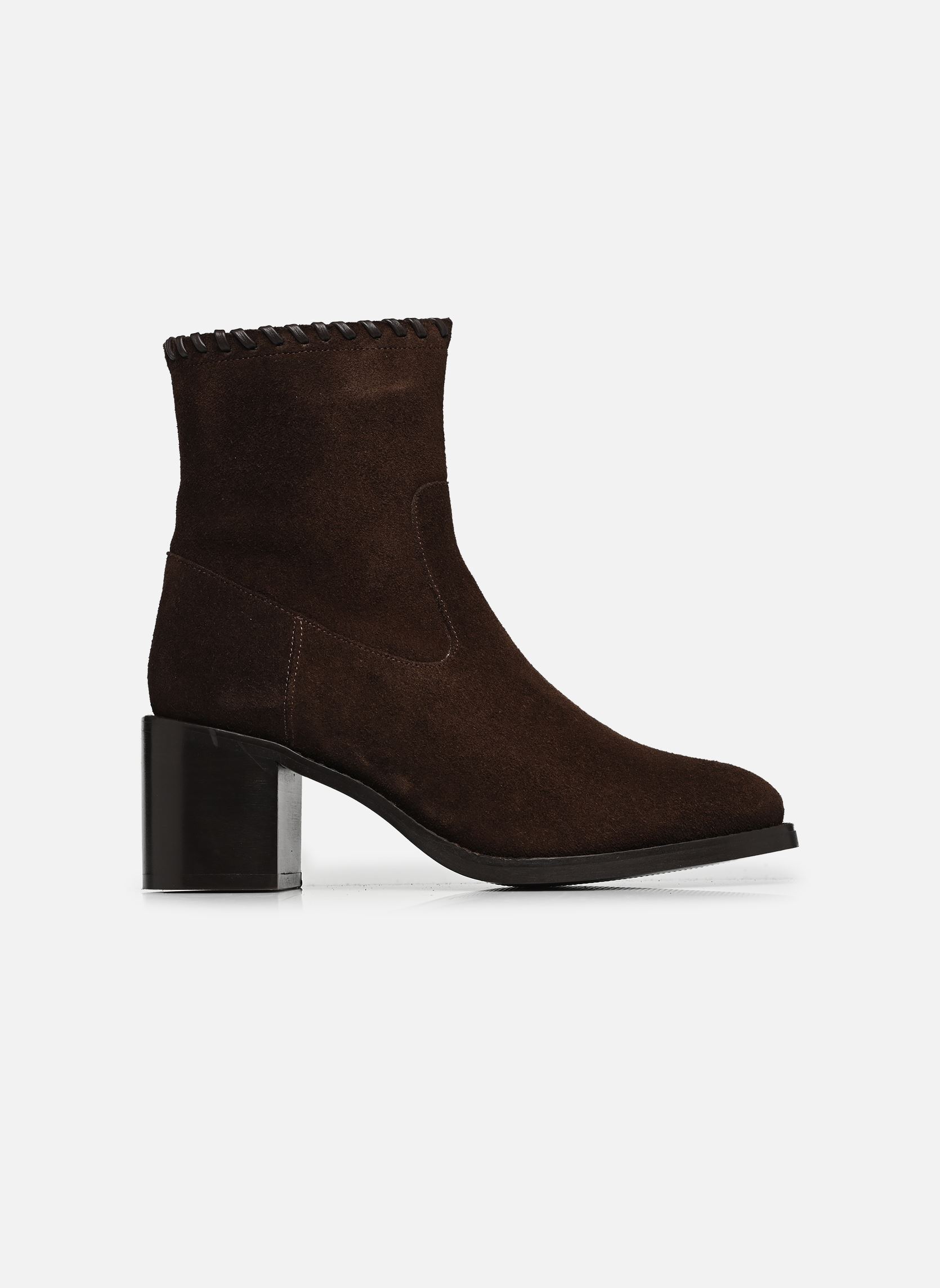 Bottines et boots Muguet femme marron Georgia Rose Bottines et boots Muguet femme marron W2360 CROUTE CAOBA