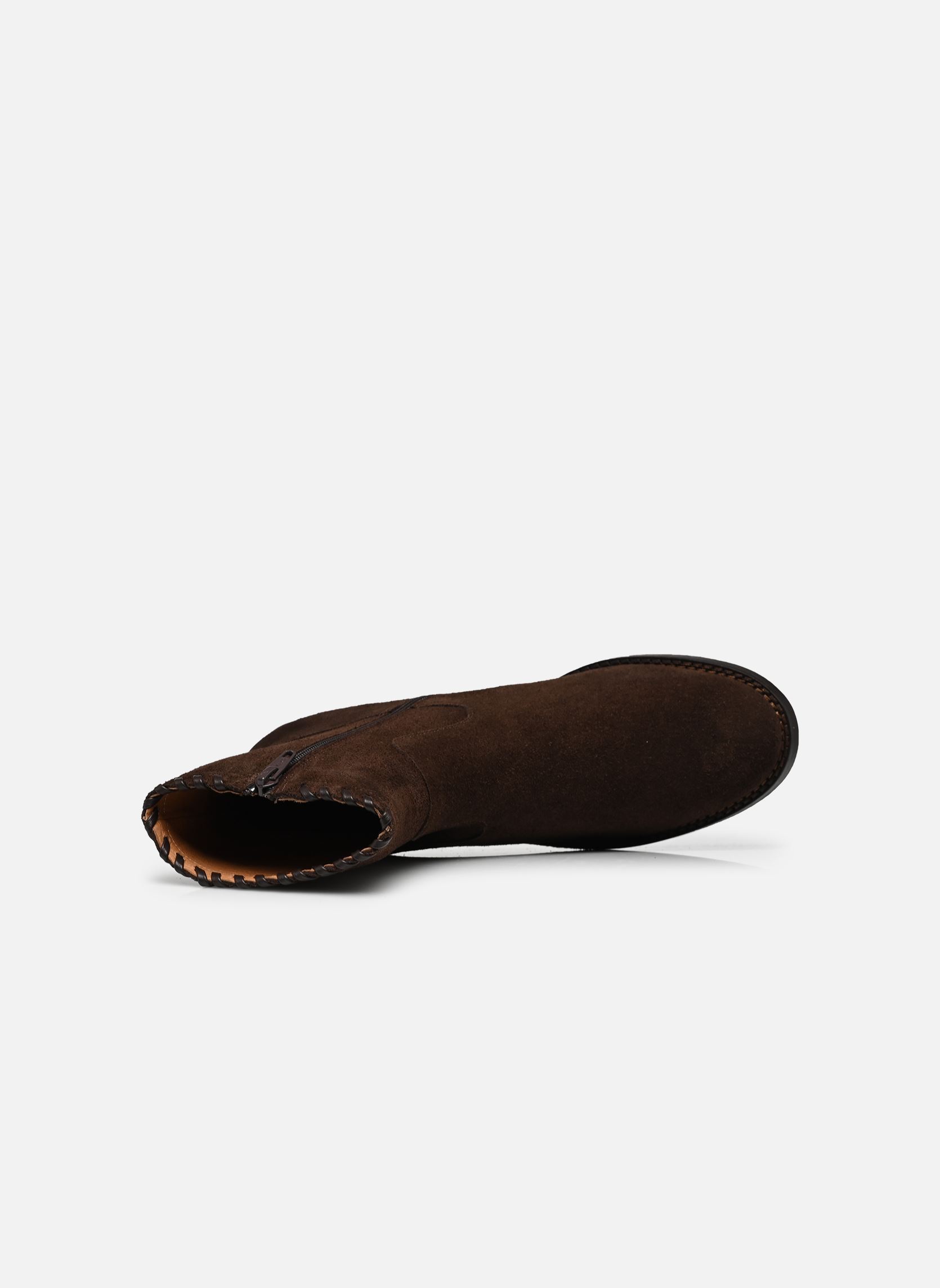 Bottines et boots Muguet femme marron Georgia Rose Bottines et boots Muguet femme marron W2360 CROUTE CAOBA