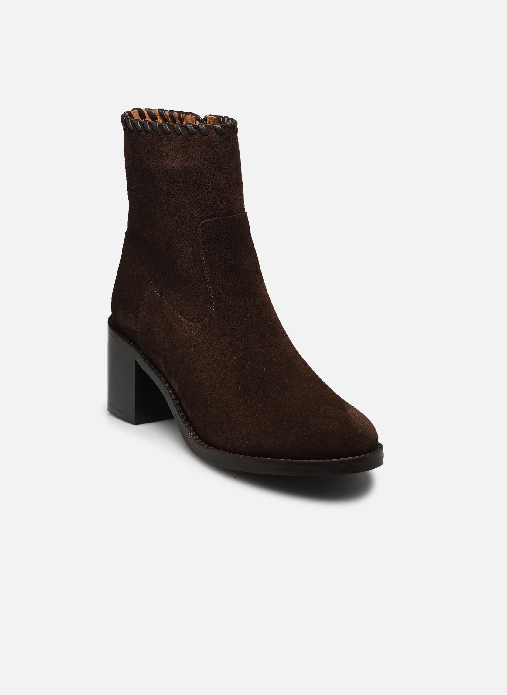 Bottines et boots Muguet femme marron Georgia Rose Bottines et boots Muguet femme marron W2360 CROUTE CAOBA