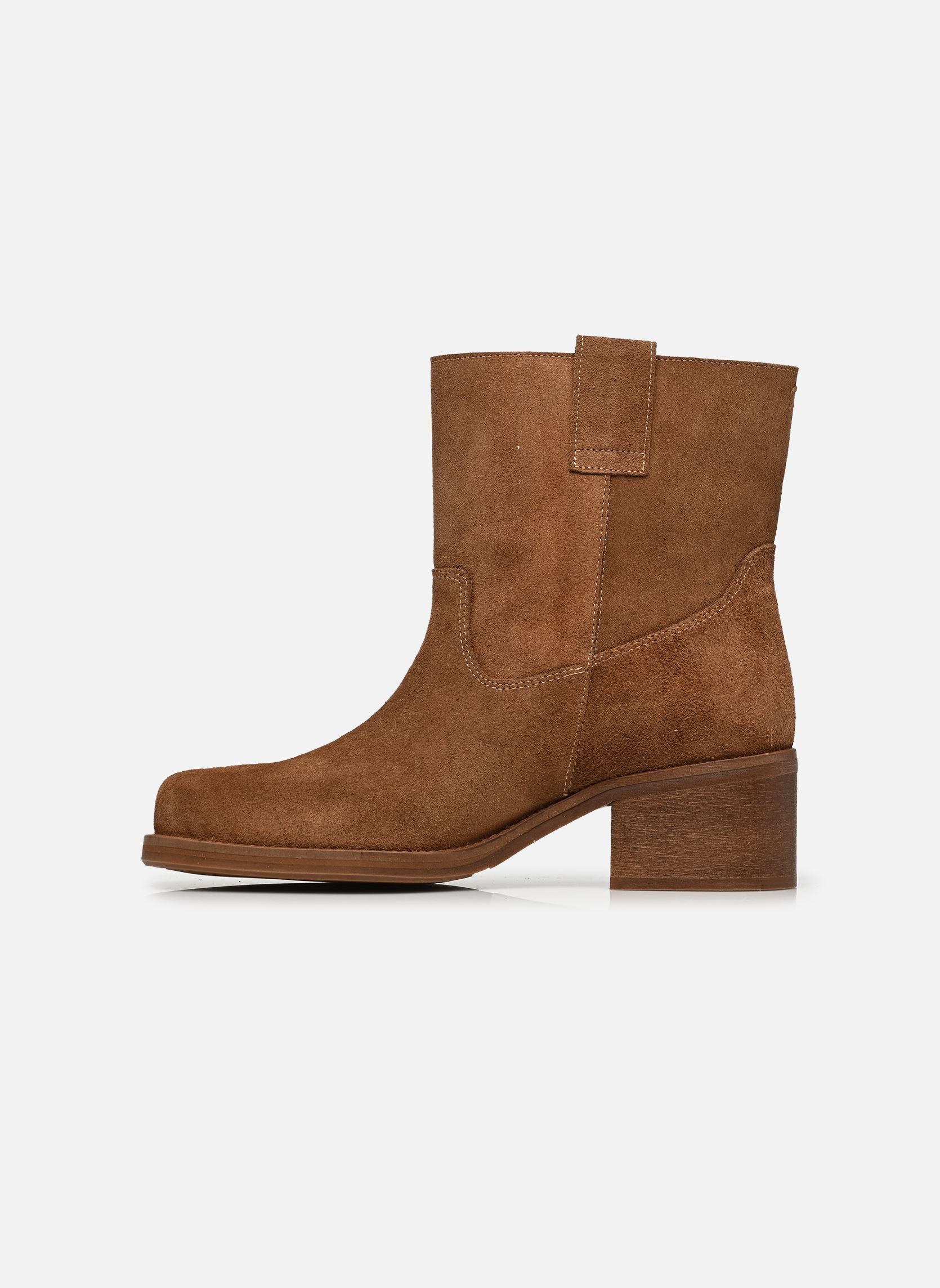 Bottines et boots A8914 femme marron Billi Bi Bottines et boots A8914 femme marron TABAC BABYSILK SUEDE
