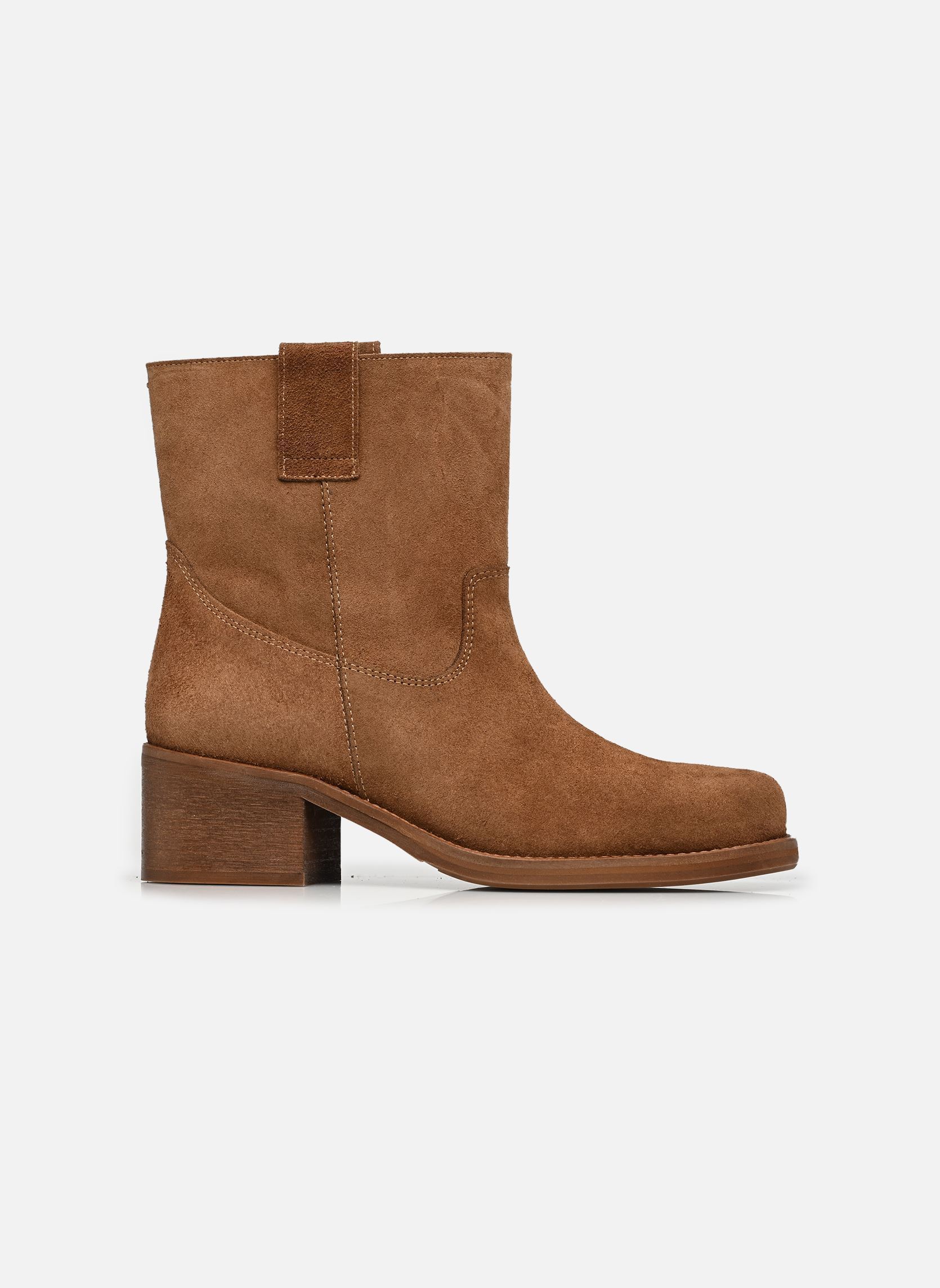 Bottines et boots A8914 femme marron Billi Bi Bottines et boots A8914 femme marron TABAC BABYSILK SUEDE