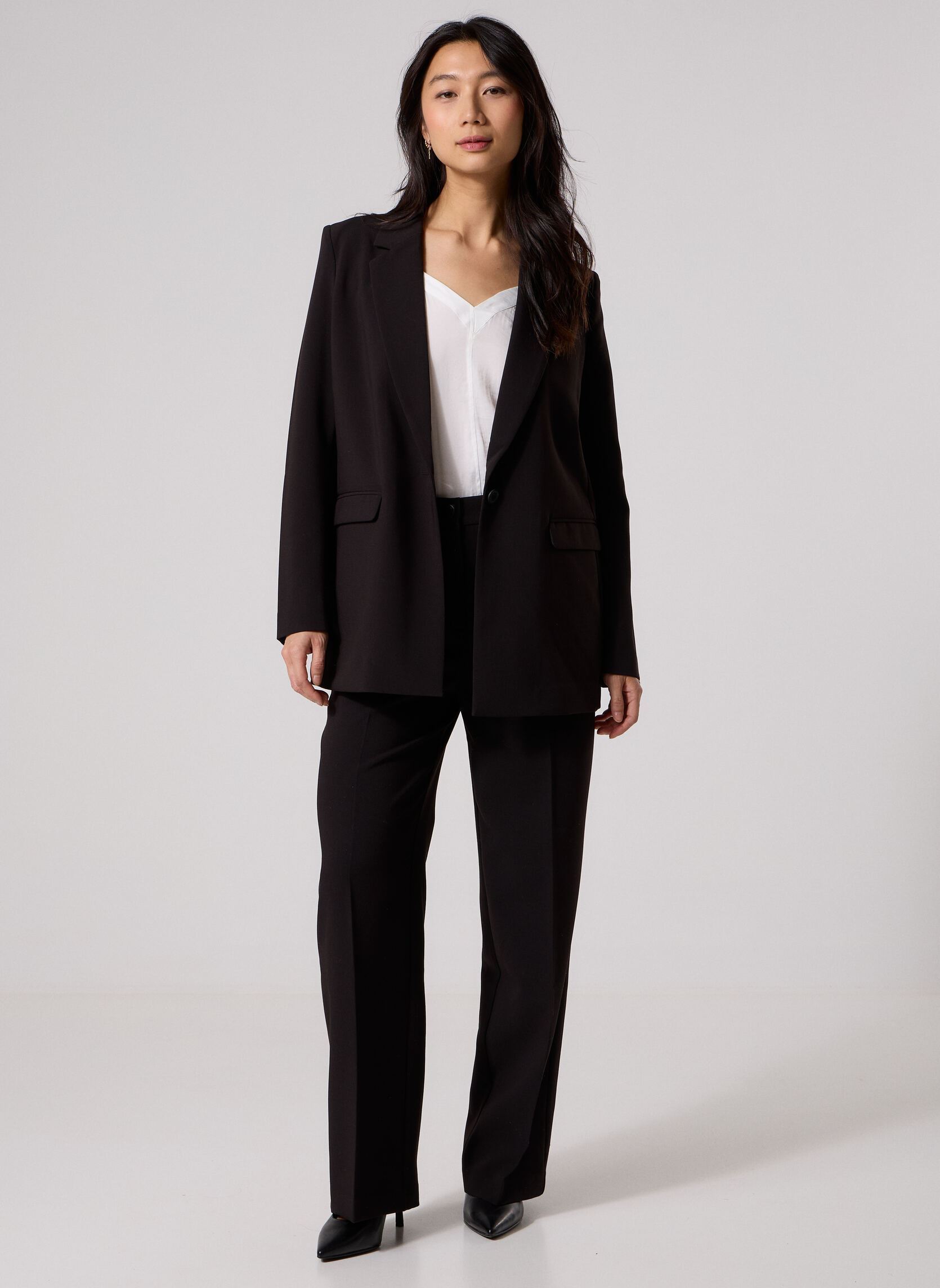 Kostuumbroeken PANTALON-TAILLEUR dames zwart Georgia Rose Kostuumbroeken PANTALON-TAILLEUR dames zwart JET BLACK