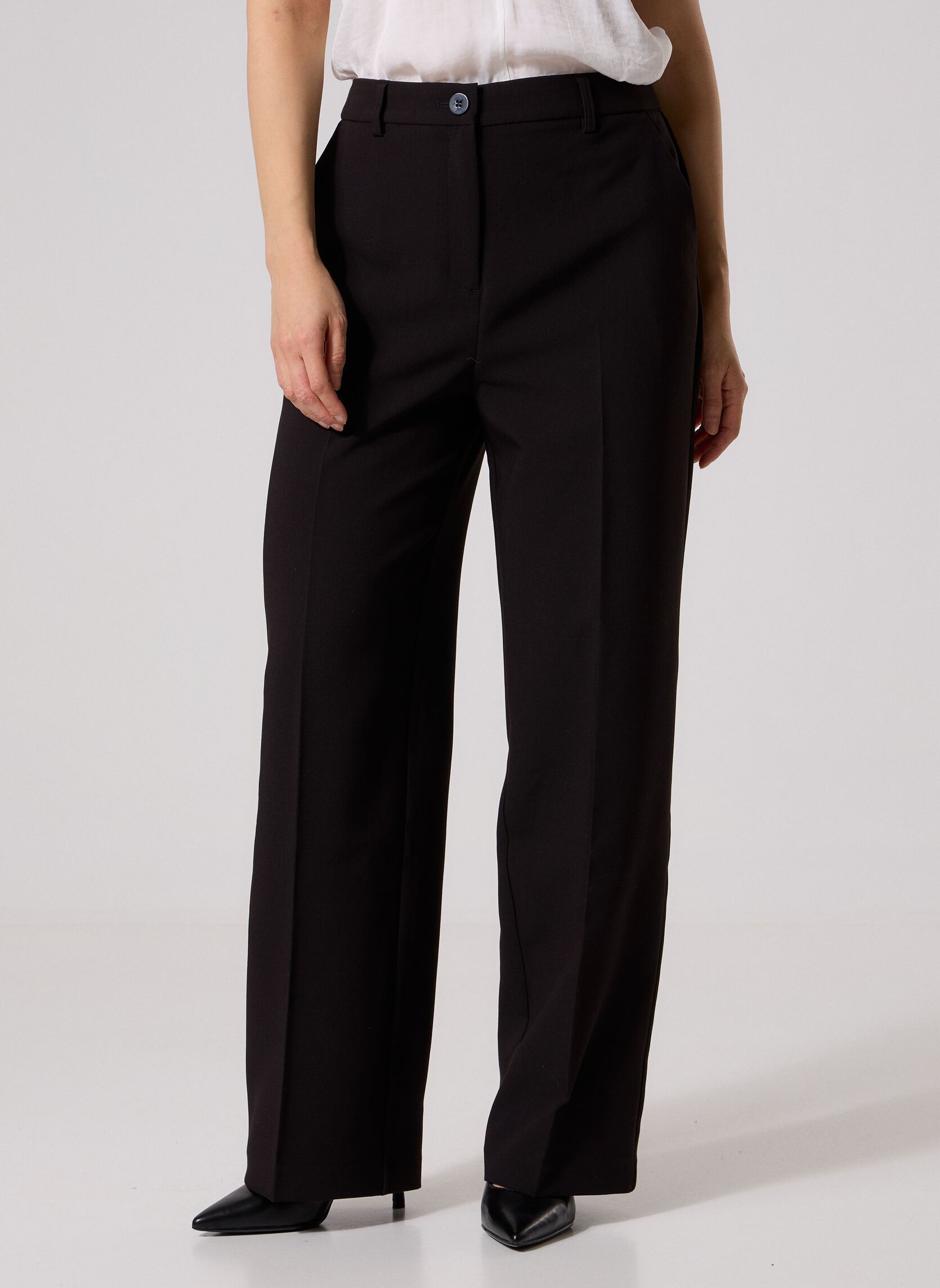 Kostuumbroeken PANTALON-TAILLEUR dames zwart Georgia Rose Kostuumbroeken PANTALON-TAILLEUR dames zwart JET BLACK