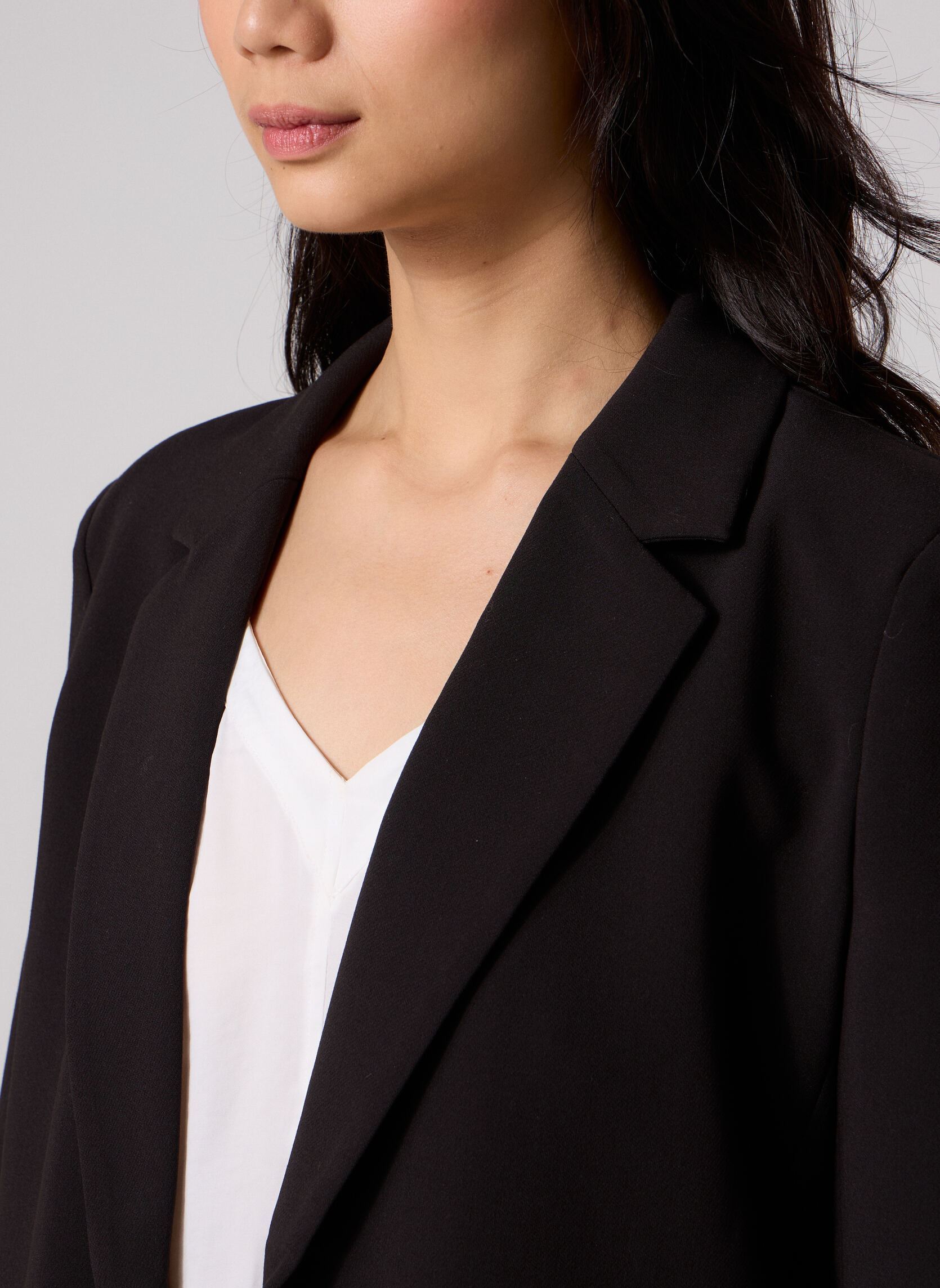 Vestes de costume VESTE-TAILLEUR femme noir Georgia Rose Vestes de costume VESTE-TAILLEUR femme noir JET BLACK