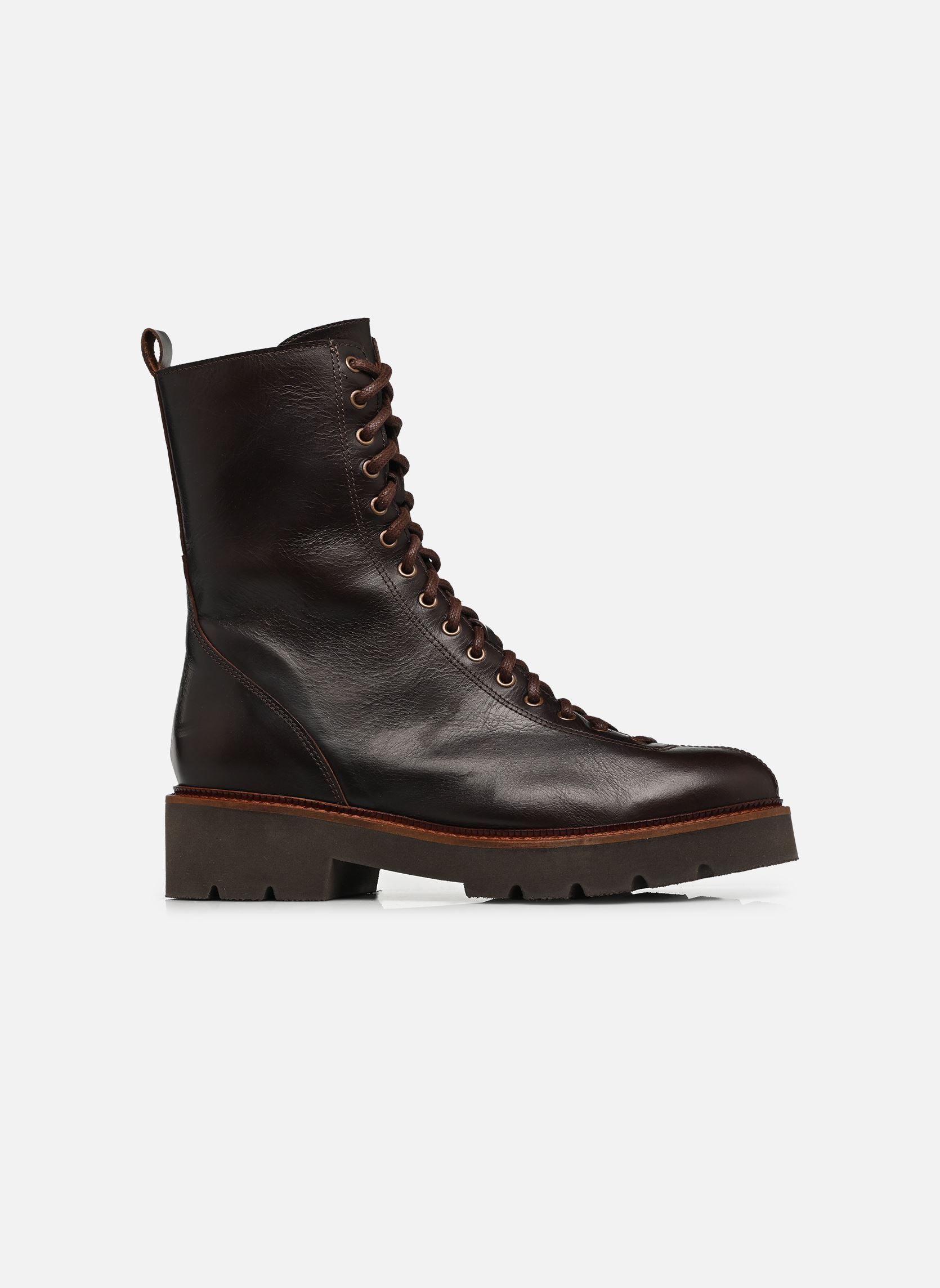 Bottines basses Elia femme marron Georgia Rose Bottines basses Elia femme marron CHOCOLAT