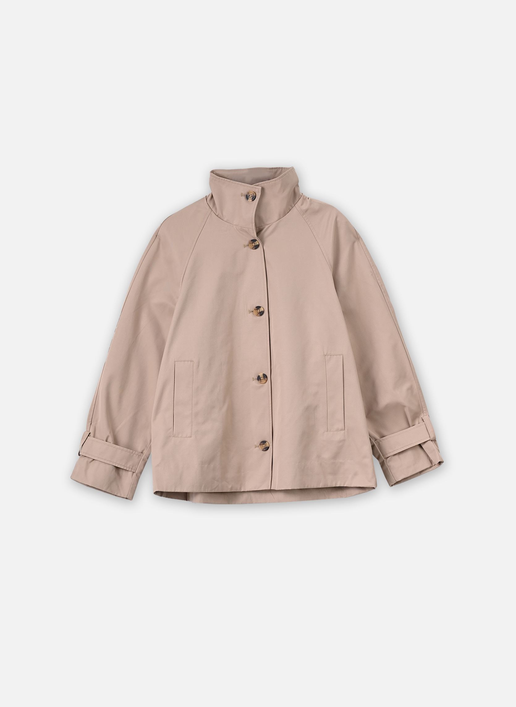 Trench-coats VTRENCH-COURT femme beige Georgia Rose Trench-coats VTRENCH-COURT femme beige IRISH CREAM