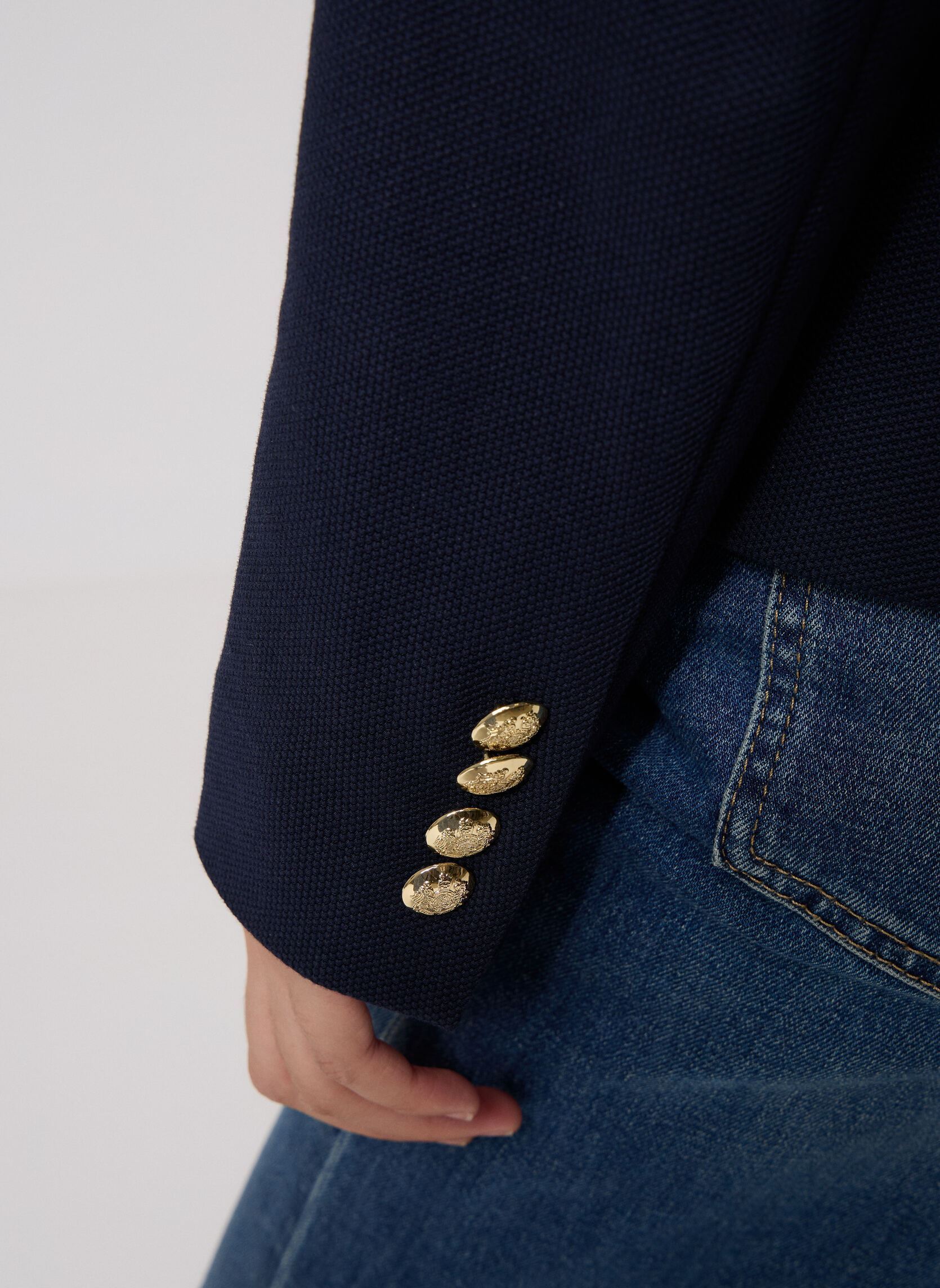 Blousons Blazer croisé 200P14021002 femme bleu Lauren Ralph Lauren Blousons Blazer croisé 200P14021002 femme bleu LAUREN NAVY