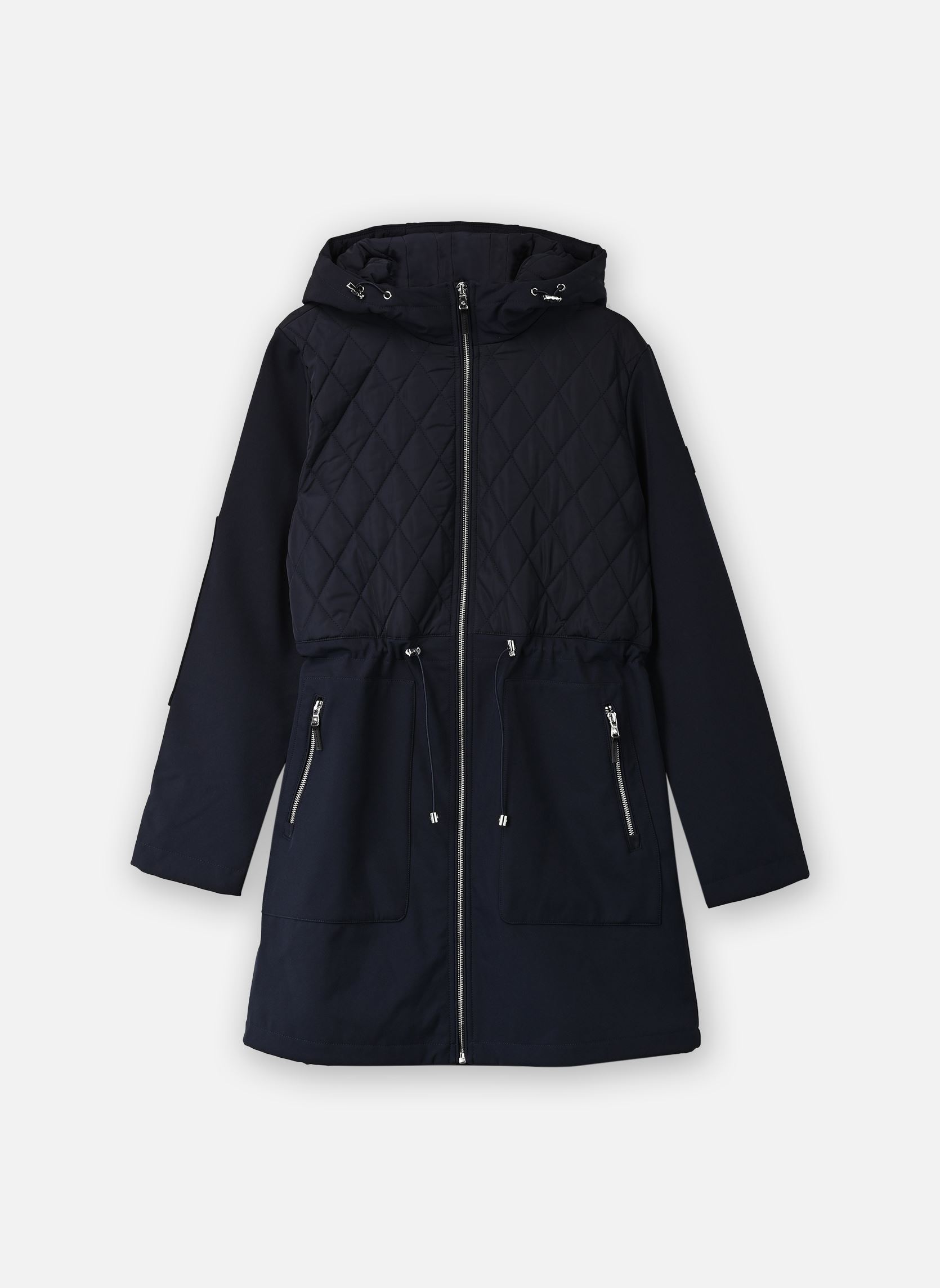 Klassieke jassen Manteau Softshell cintré dames marine Lauren Ralph Lauren Klassieke jassen Manteau Softshell cintré dames marine DARK NAVY