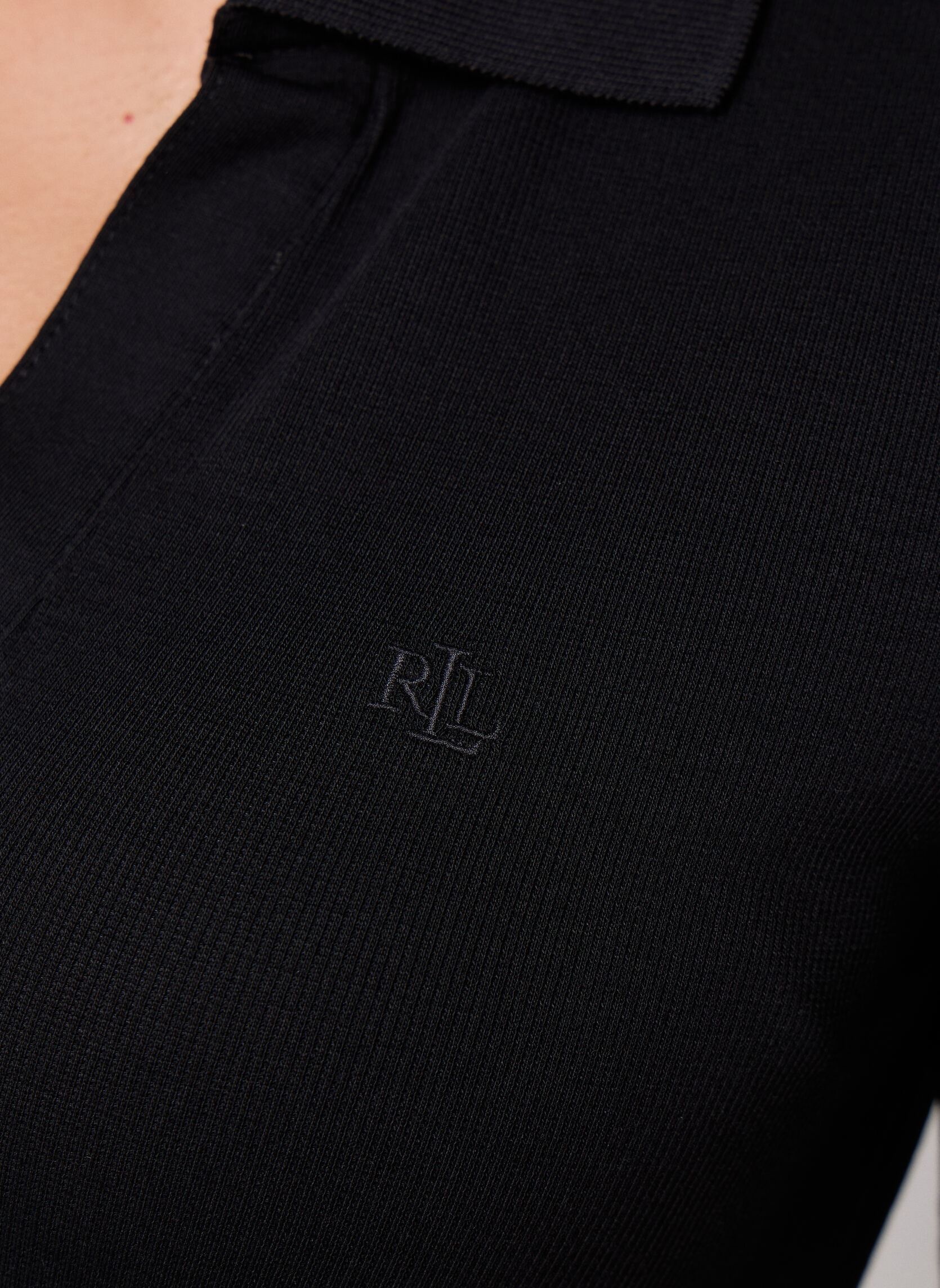 Lange Kleider Robe polo longue 200P14037002 damen schwarz Lauren Ralph Lauren Lange Kleider Robe polo longue 200P14037002 damen schwarz BLACK