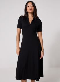 Lange Kleider Robe polo longue 200P14037002 damen schwarz