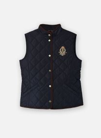 Doudounes Veste sans manches à écusson femme marine Lauren Ralph Lauren Doudounes Veste sans manches à écusson femme marine DARK NAVY