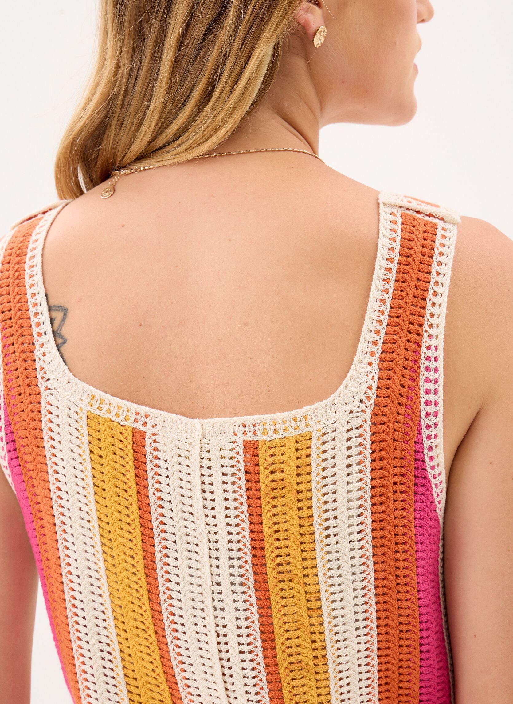Débardeurs Dae femme multicolore La Petite Etoile Débardeurs Dae femme multicolore RAYURES