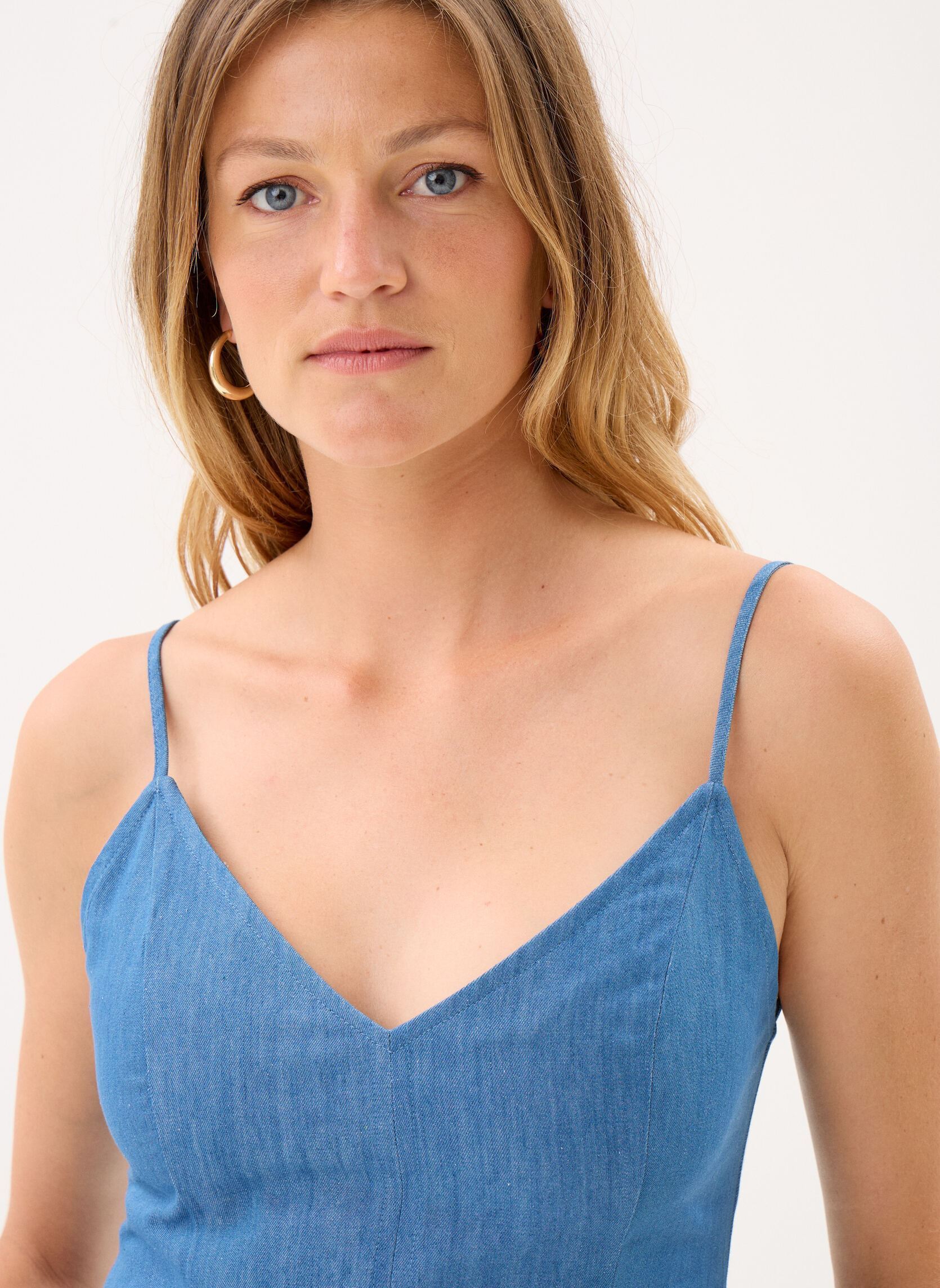 Débardeurs Dany femme bleu La Petite Etoile Débardeurs Dany femme bleu DOUBLE WASH