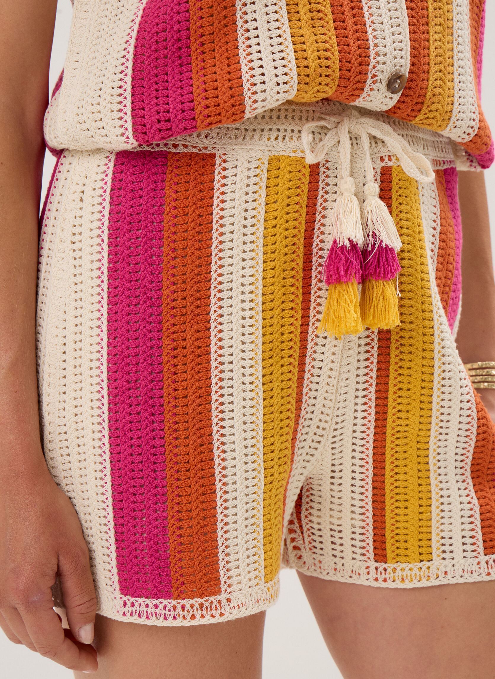 Shorts Sona dames meerkleurig La Petite Etoile Shorts Sona dames meerkleurig RAYURES