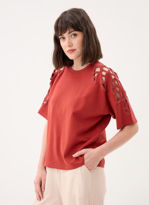 La Petite Etoile Tee-shirts Taisy femme bordeaux