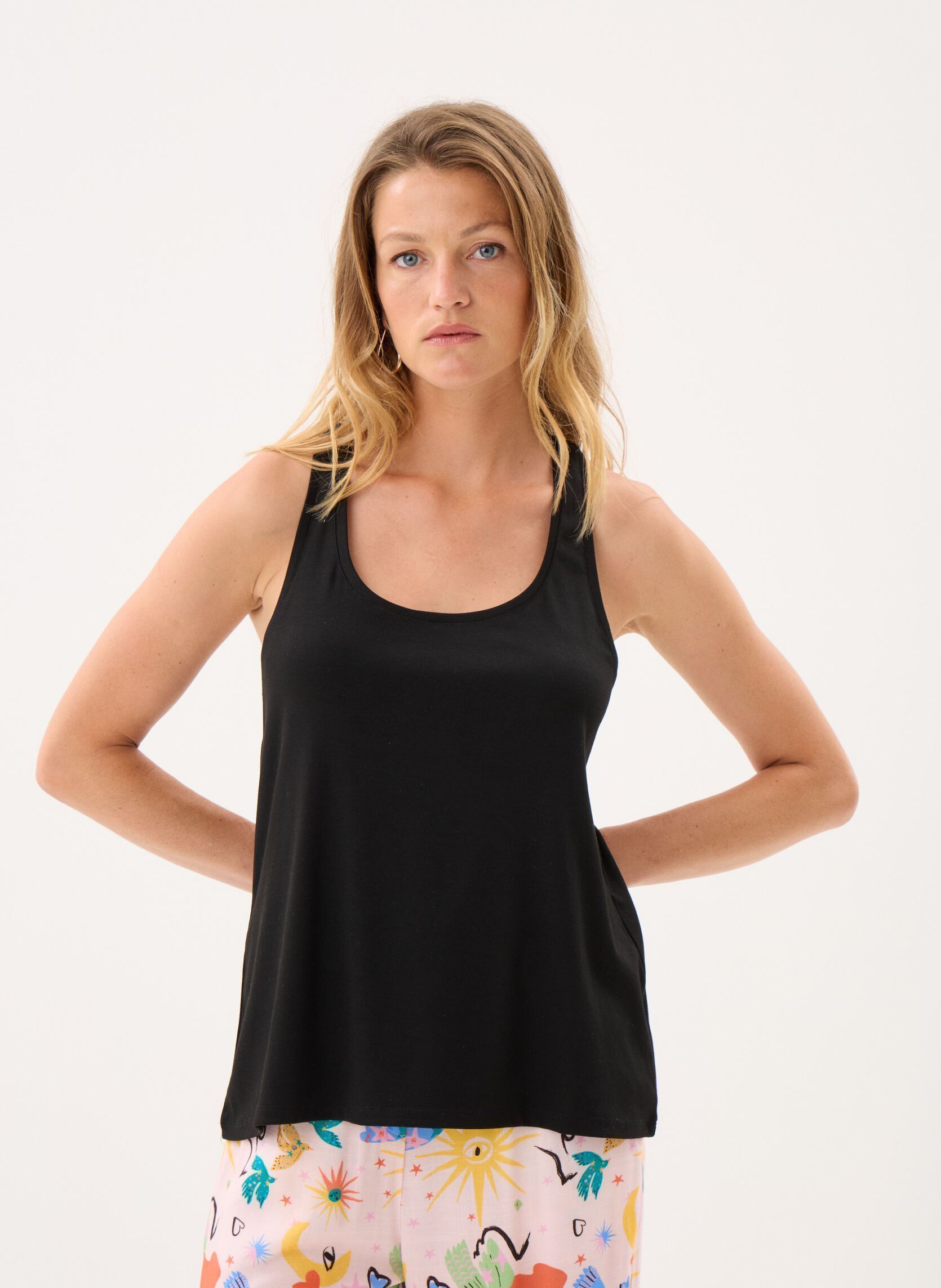 Débardeurs Timy femme noir La Petite Etoile Débardeurs Timy femme noir NOIR