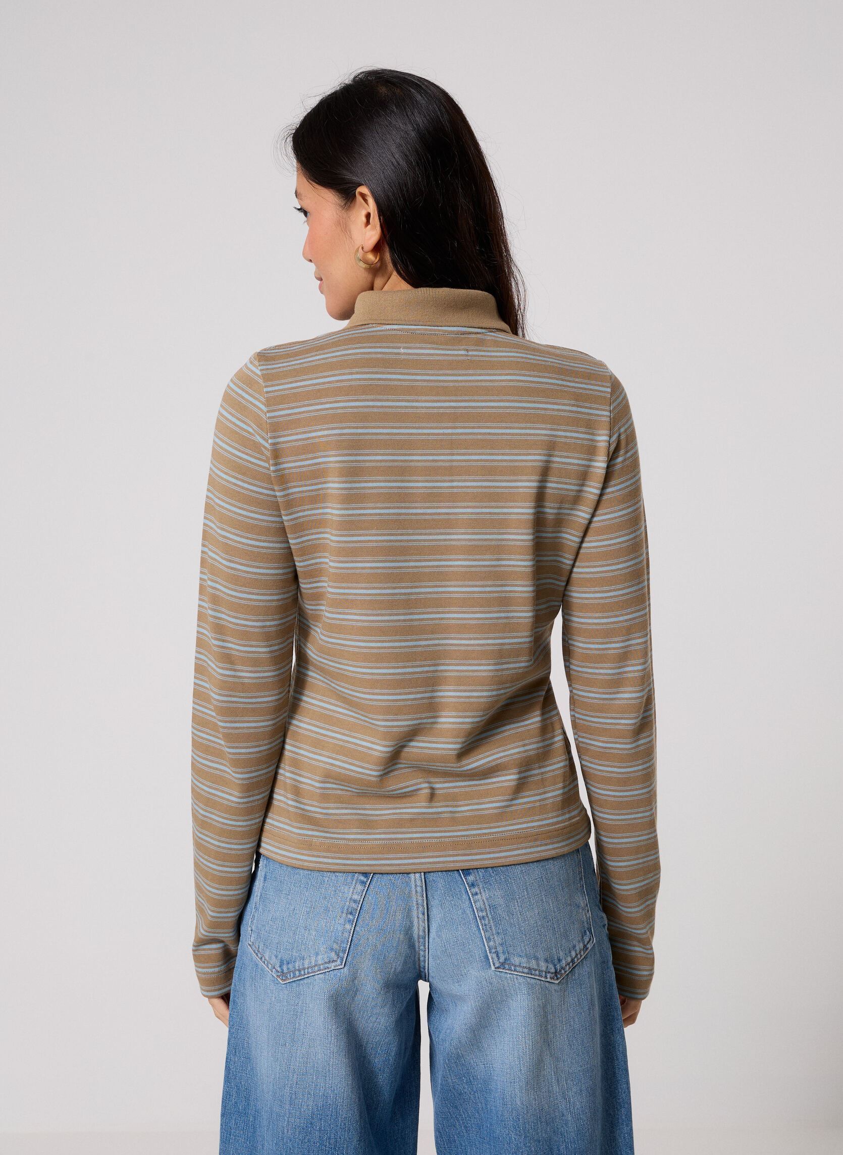 Polo's Sadonell Ls Polo 15512 dames meerkleurig Samsoe Samsoe Polo's Sadonell Ls Polo 15512 dames meerkleurig LEAD ST.