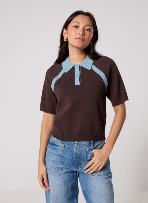 Samsoe Samsoe Polo's Sasimona Polo 15830 dames bruin