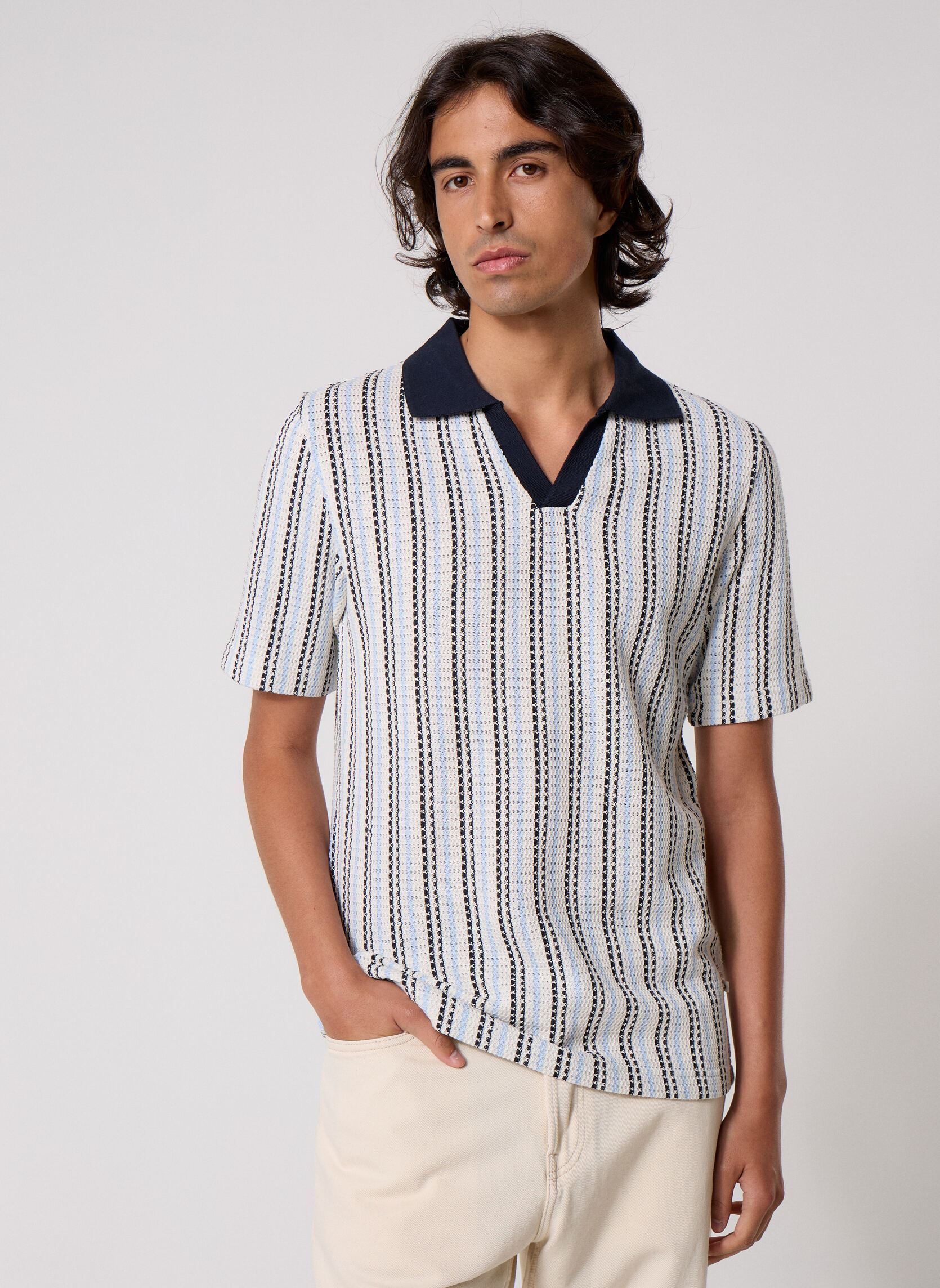 Poloshirts Samac V-Neck Polo 16091 herren mehrfarbig Samsoe Samsoe Poloshirts Samac V-Neck Polo 16091 herren mehrfarbig BLUE ST.