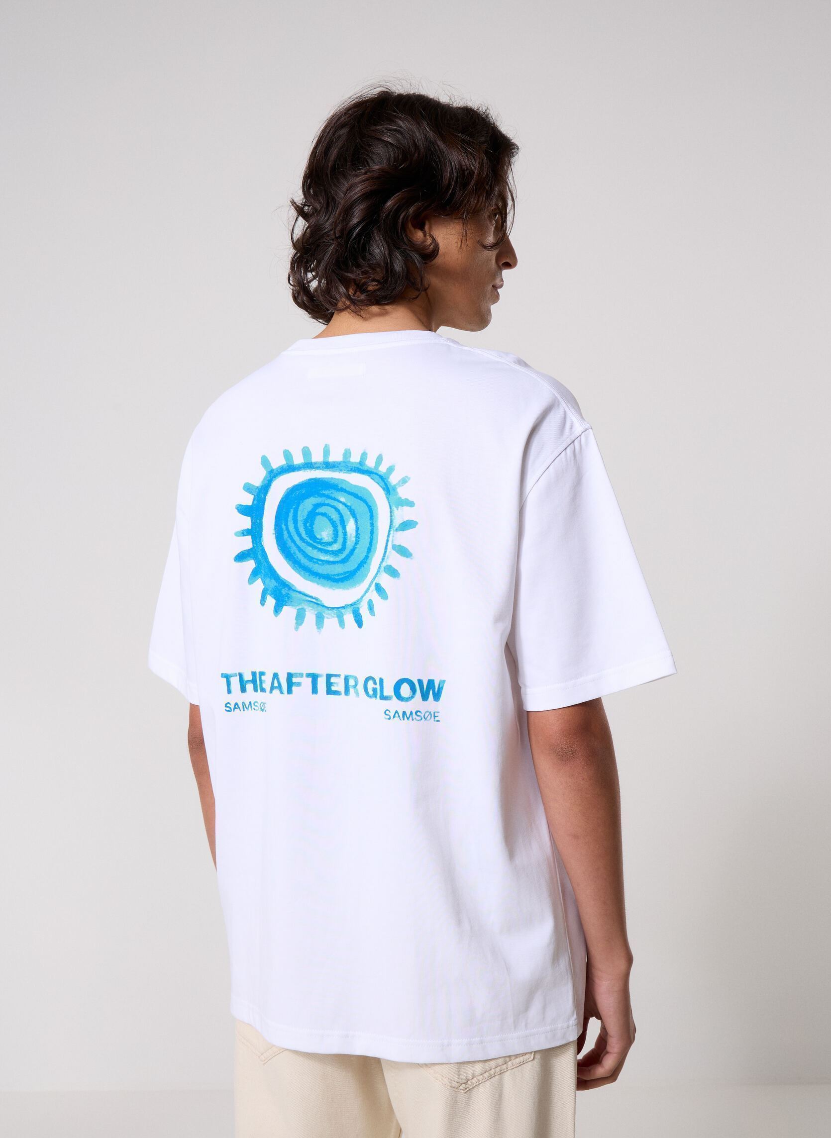 Tee-shirts Sasteven T-Shirt 11725 homme blanc Samsoe Samsoe Tee-shirts Sasteven T-Shirt 11725 homme blanc BLUE SPIRAL