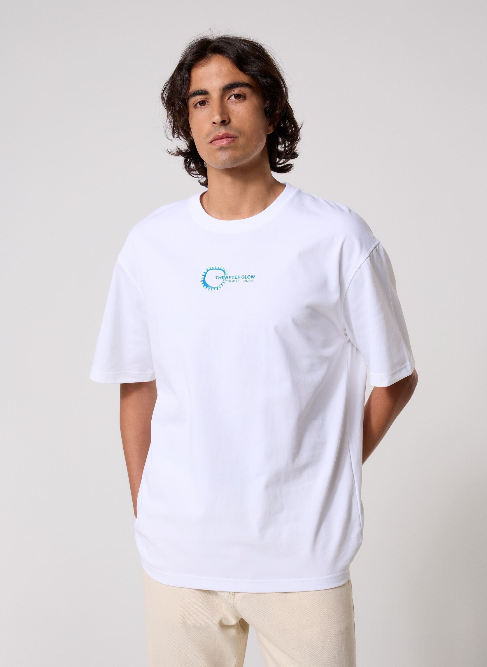 Tee-shirts Sasteven T-Shirt 11725 homme blanc Samsoe Samsoe Tee-shirts Sasteven T-Shirt 11725 homme blanc BLUE SPIRAL