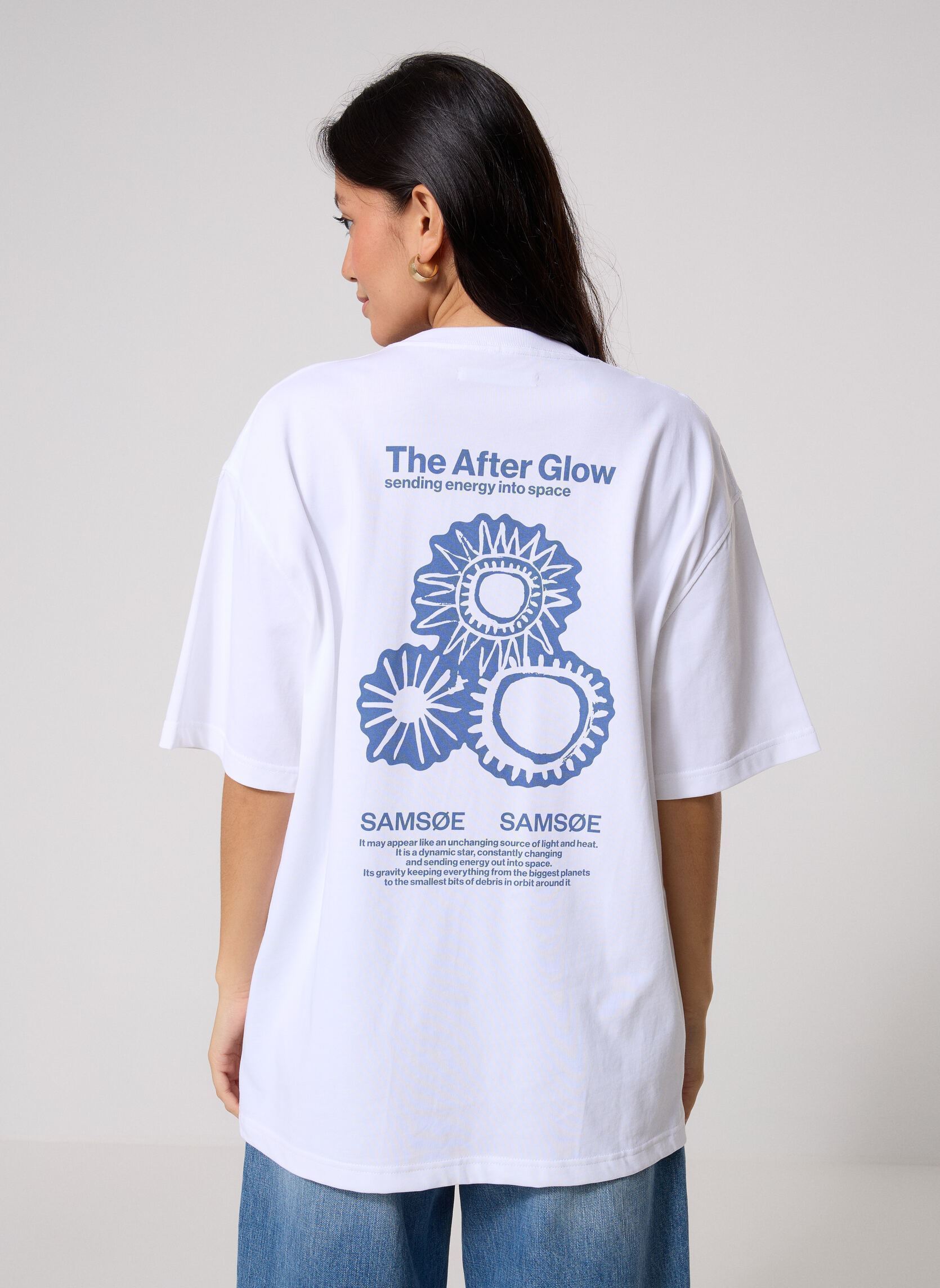 Tee-shirts Sauni t-shirt 11725 homme blanc Samsoe Samsoe Tee-shirts Sauni t-shirt 11725 homme blanc BLUE SOLAR DRIFT