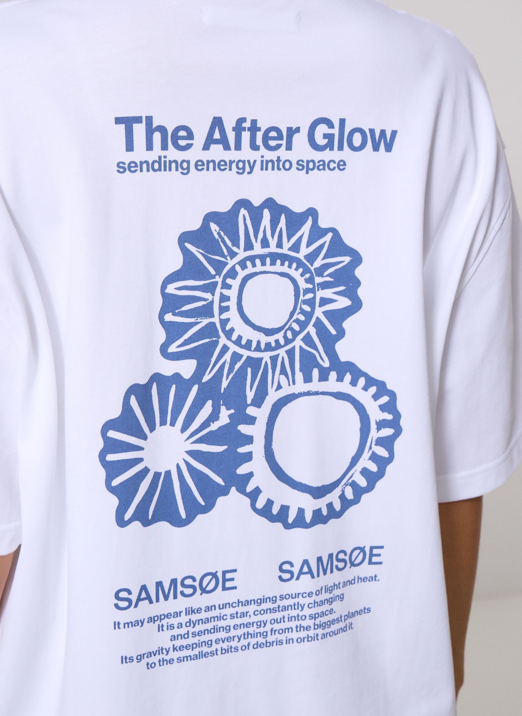 Tee-shirts Sauni t-shirt 11725 homme blanc Samsoe Samsoe Tee-shirts Sauni t-shirt 11725 homme blanc BLUE SOLAR DRIFT