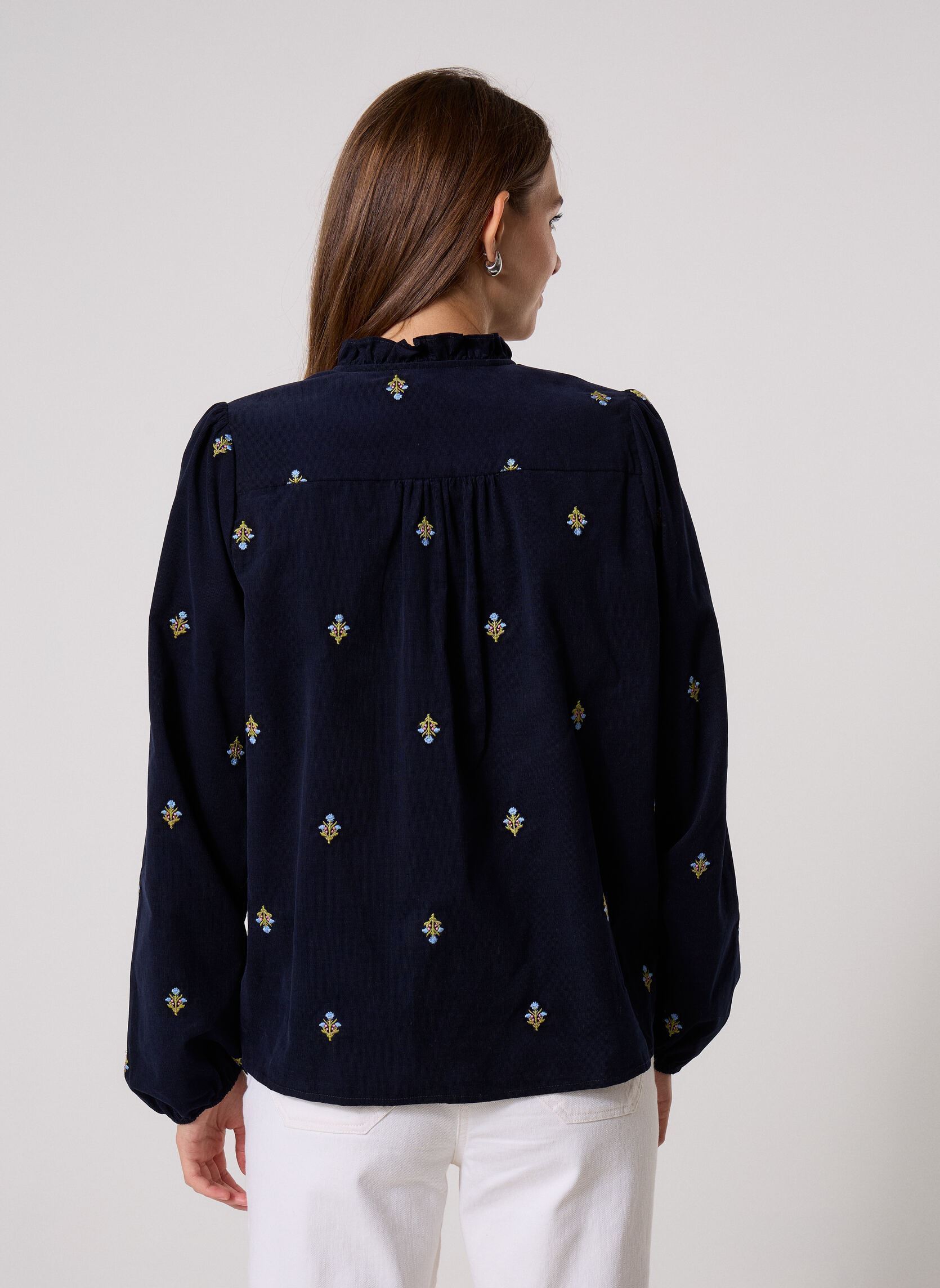 Hemden CHEMBROD dames blauw Georgia Rose Hemden CHEMBROD dames blauw FLO-BROD-NAVY