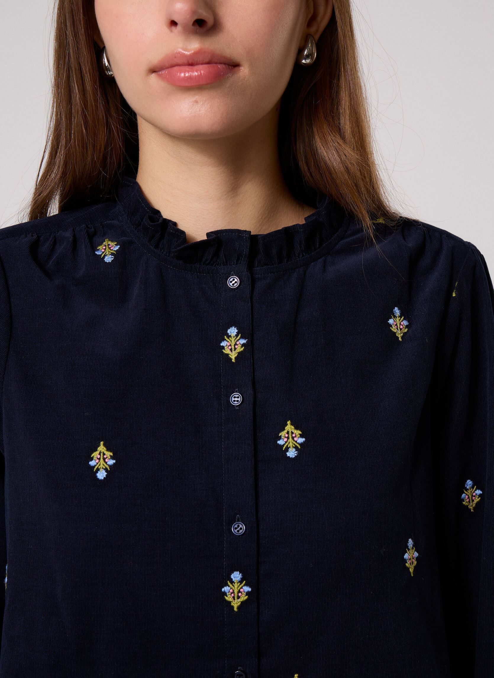 Hemden CHEMBROD dames blauw Georgia Rose Hemden CHEMBROD dames blauw FLO-BROD-NAVY