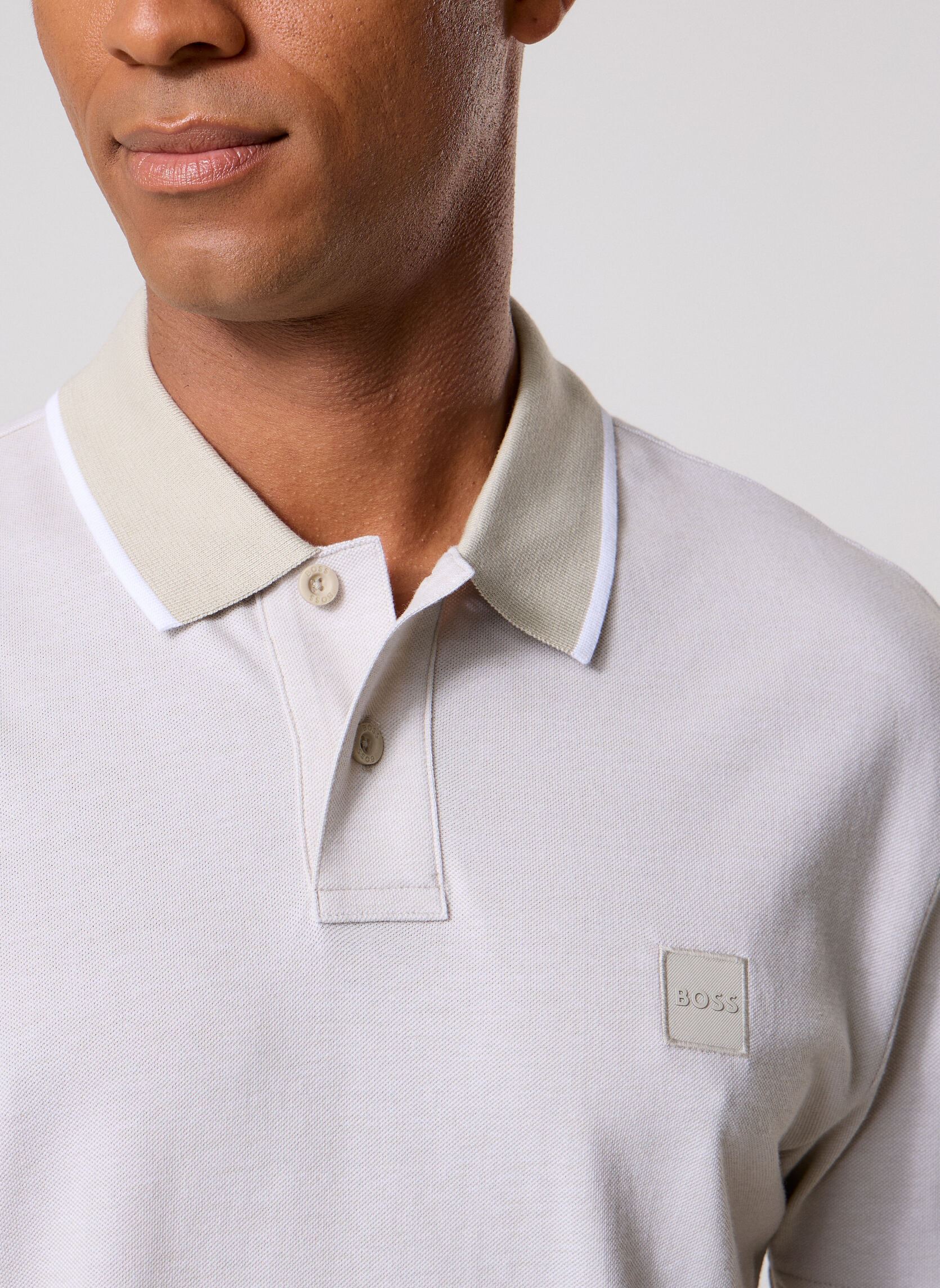 Polos Passerford homme beige BOSS Polos Passerford homme beige 272