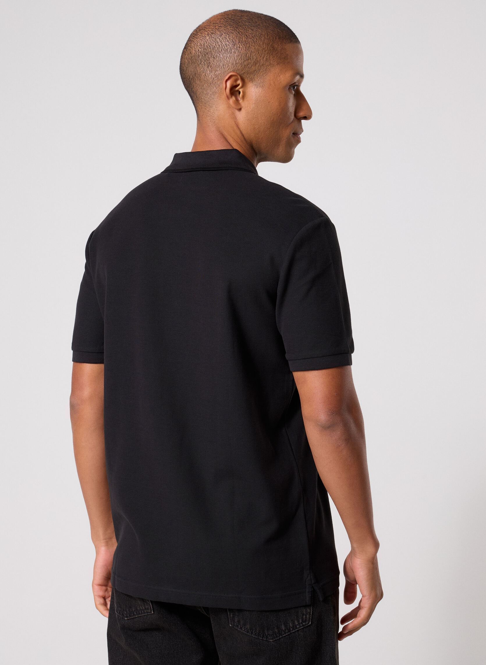 Polos Phoenix 50560227 homme noir BOSS Polos Phoenix 50560227 homme noir 001