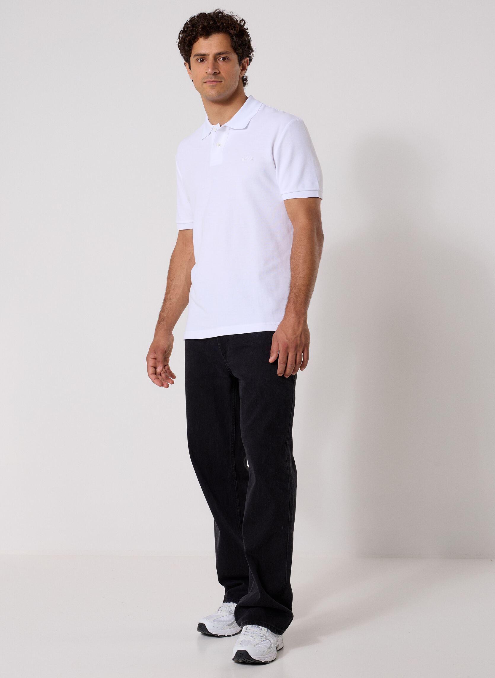 Polos Phoenix 50560227 homme blanc BOSS Polos Phoenix 50560227 homme blanc 100