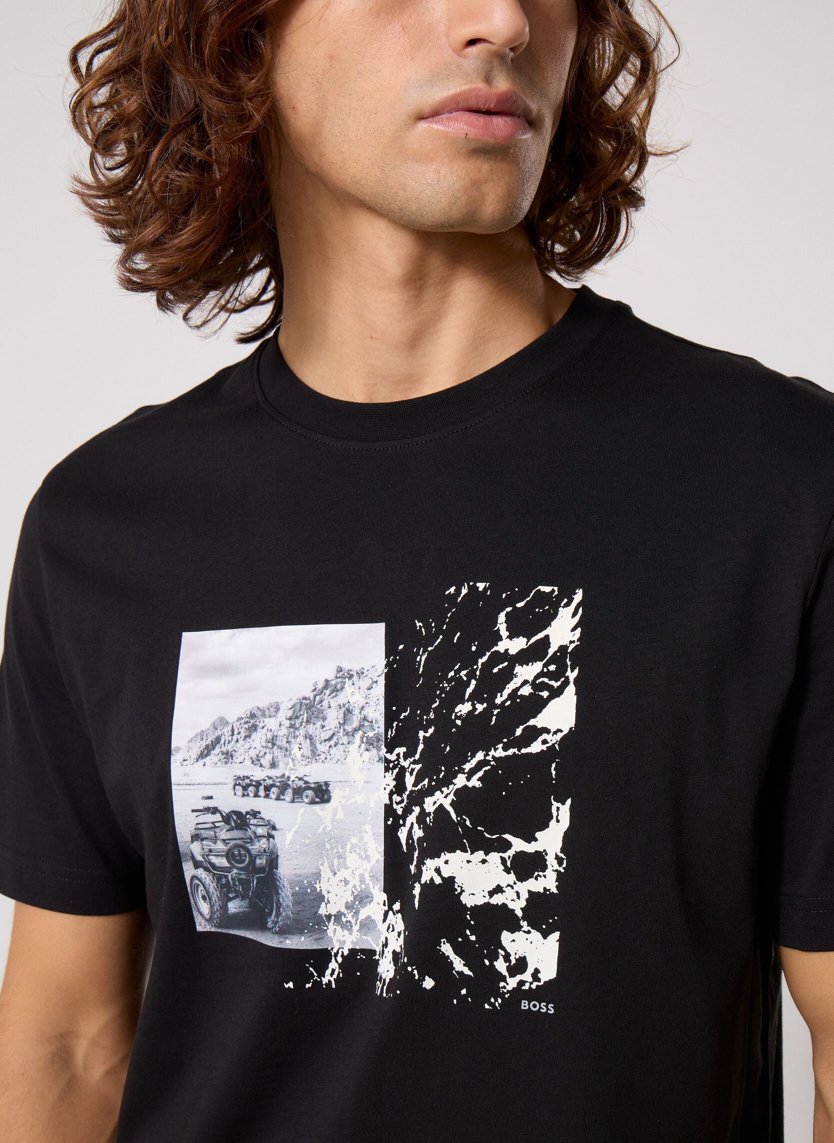 Tee-shirts Te_Motors homme noir BOSS Tee-shirts Te_Motors homme noir 002