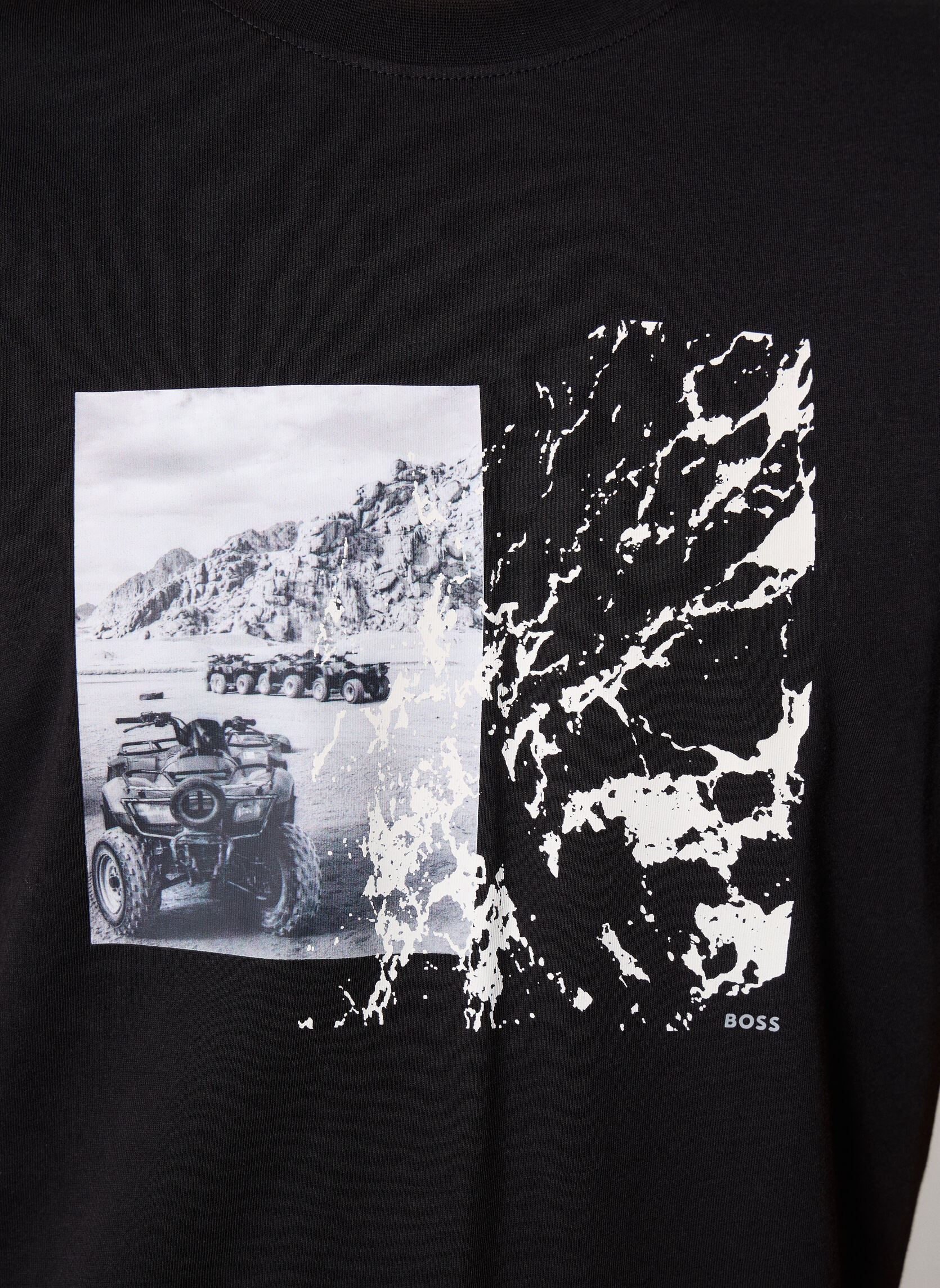 Tee-shirts Te_Motors homme noir BOSS Tee-shirts Te_Motors homme noir 002