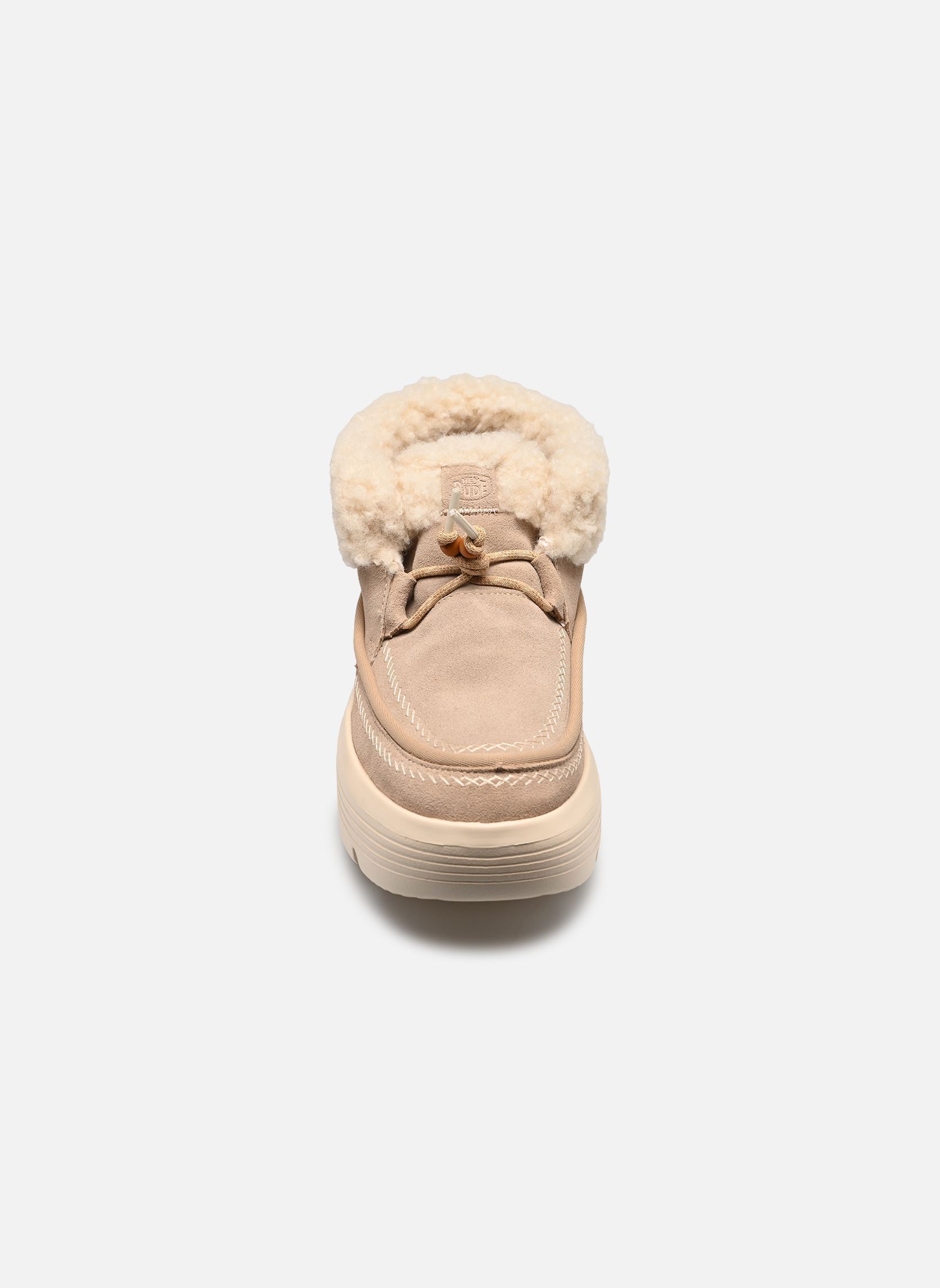 Bottines fourrées Austin Edge Lounge Suede femme beige HEYDUDE Bottines fourrées Austin Edge Lounge Suede femme beige SESAME