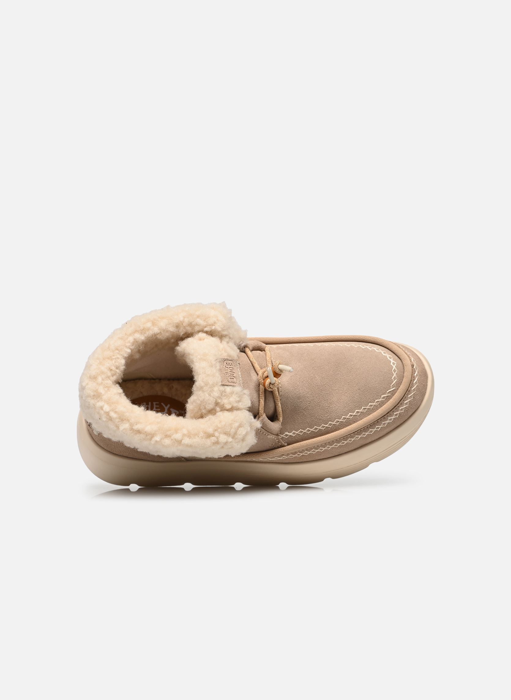 Bottines fourrées Austin Edge Lounge Suede femme beige HEYDUDE Bottines fourrées Austin Edge Lounge Suede femme beige SESAME