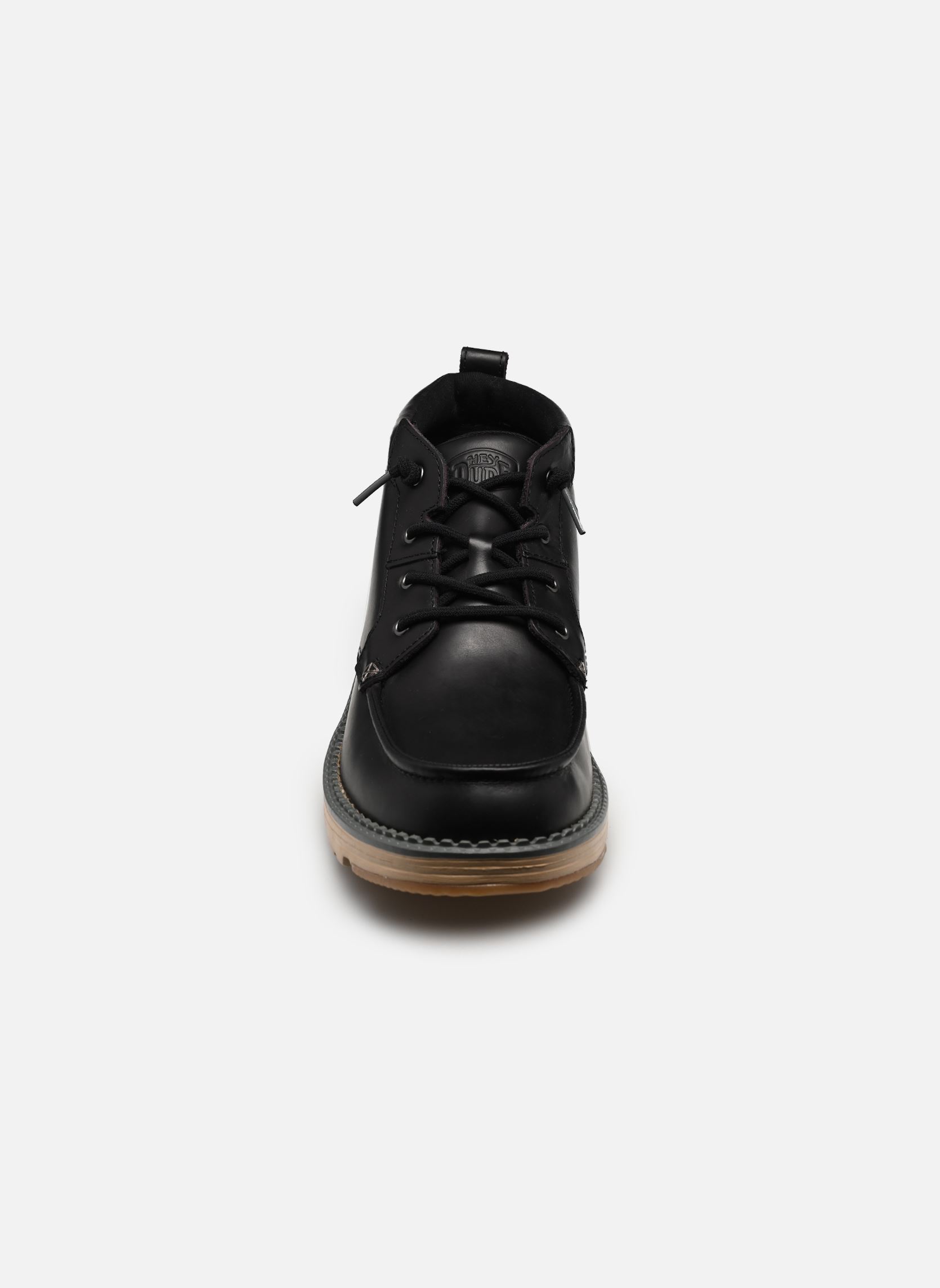 Bottines et boots Flint Boot Leather homme noir HEYDUDE Bottines et boots Flint Boot Leather homme noir BLACK/MULTI