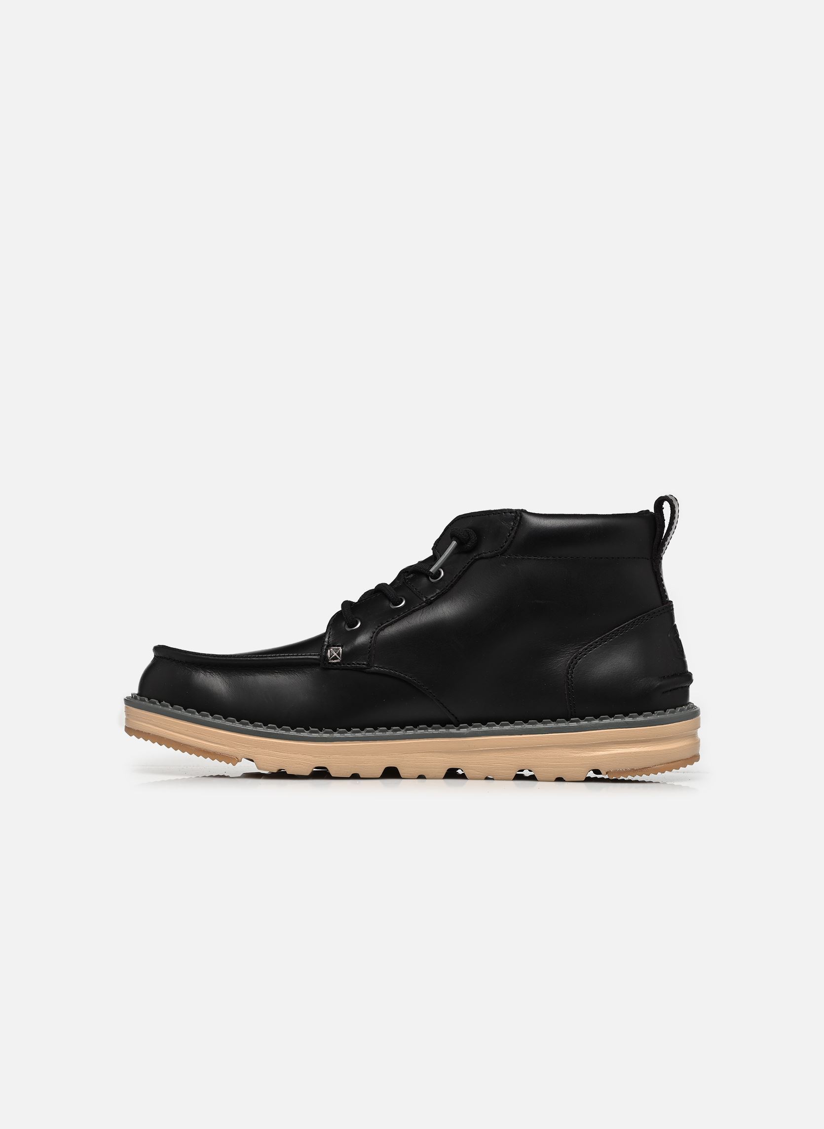 Bottines et boots Flint Boot Leather homme noir HEYDUDE Bottines et boots Flint Boot Leather homme noir BLACK/MULTI